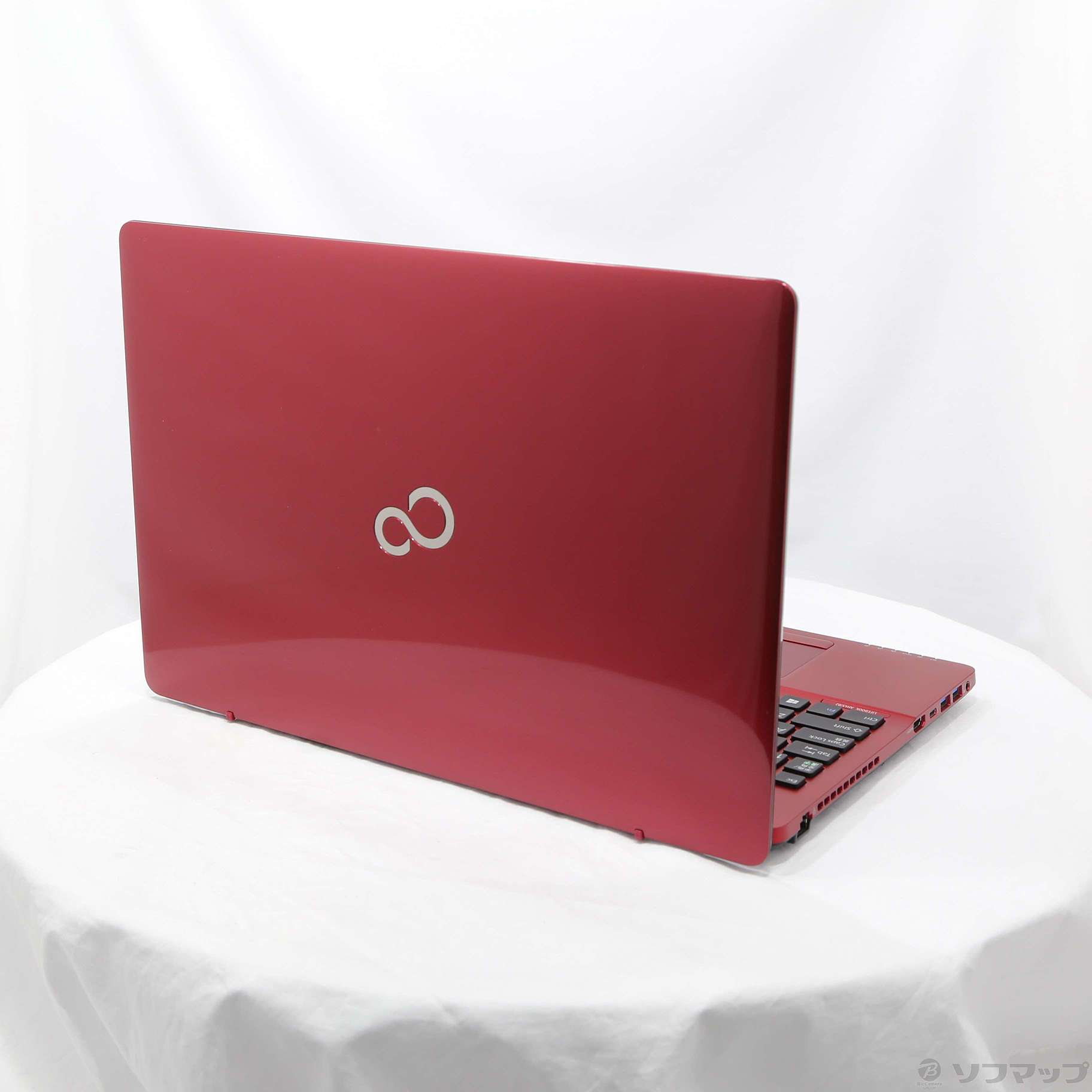 中古】格安安心パソコン LIFEBOOK AH45／B2 FMVA45B2R ルビーレッド 