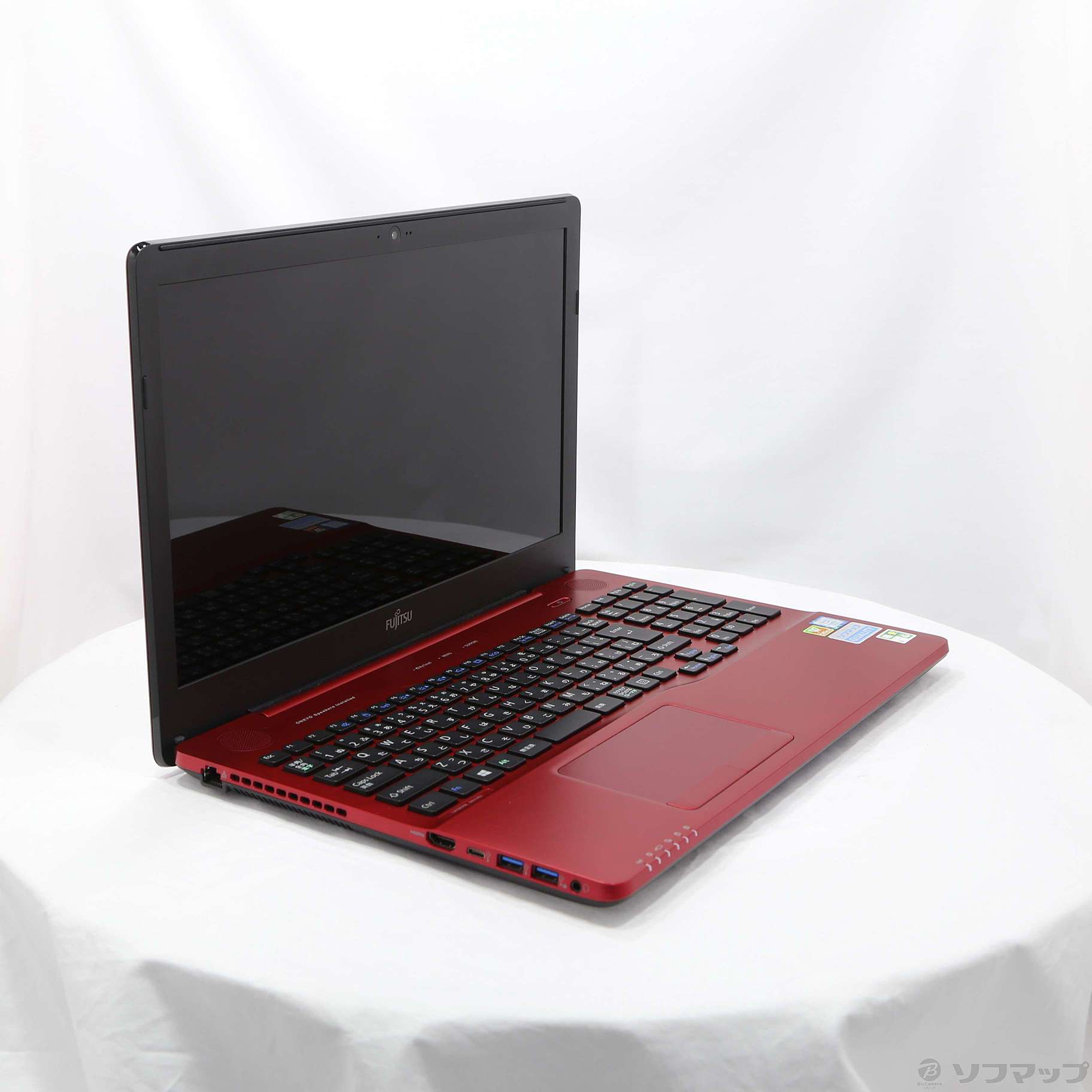 中古】格安安心パソコン LIFEBOOK AH45／B2 FMVA45B2R ルビーレッド 
