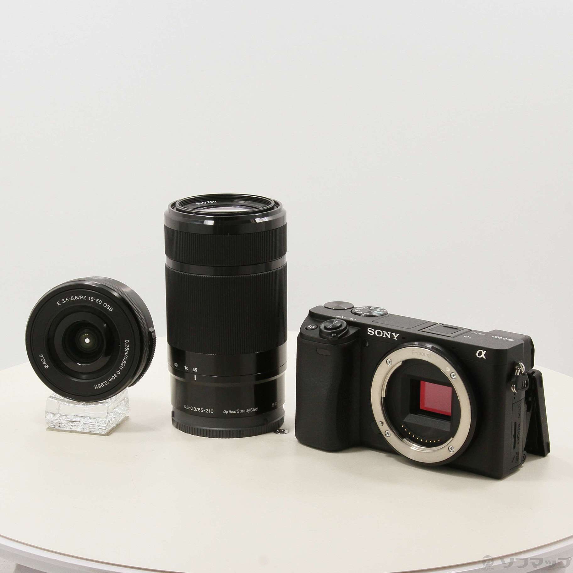 中古】α6400 ILCE-6400Y ダブルズームレンズキット ブラック 