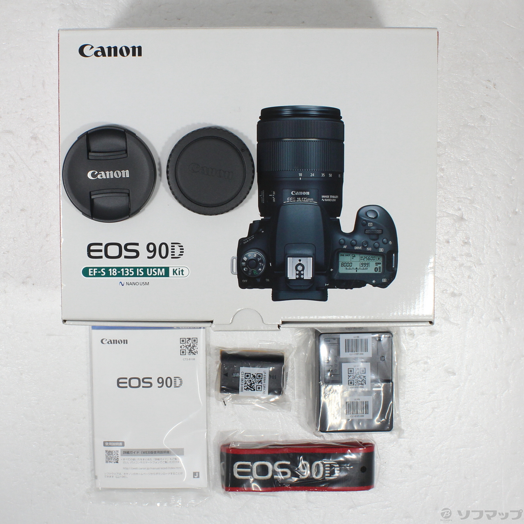 保証付き/動作品/美品/CANON EOS 90D手ぶれ補正レンズセット 保証付き/動画/Wi-Fi/Canon EOS 90D手ぶれ補正レンズセット 5年保証付