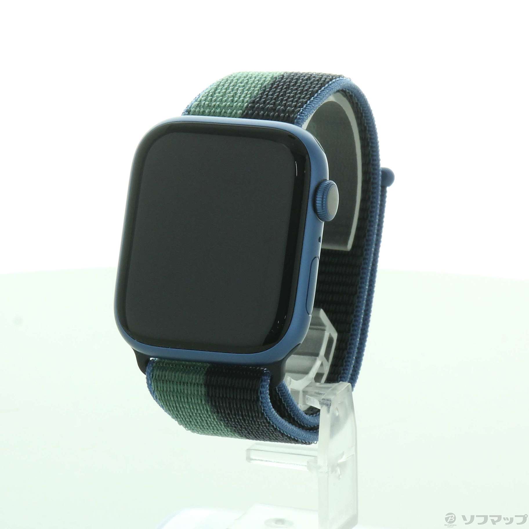 中古】Apple Watch Series 7 GPS 45mm ブルーアルミニウムケース 
