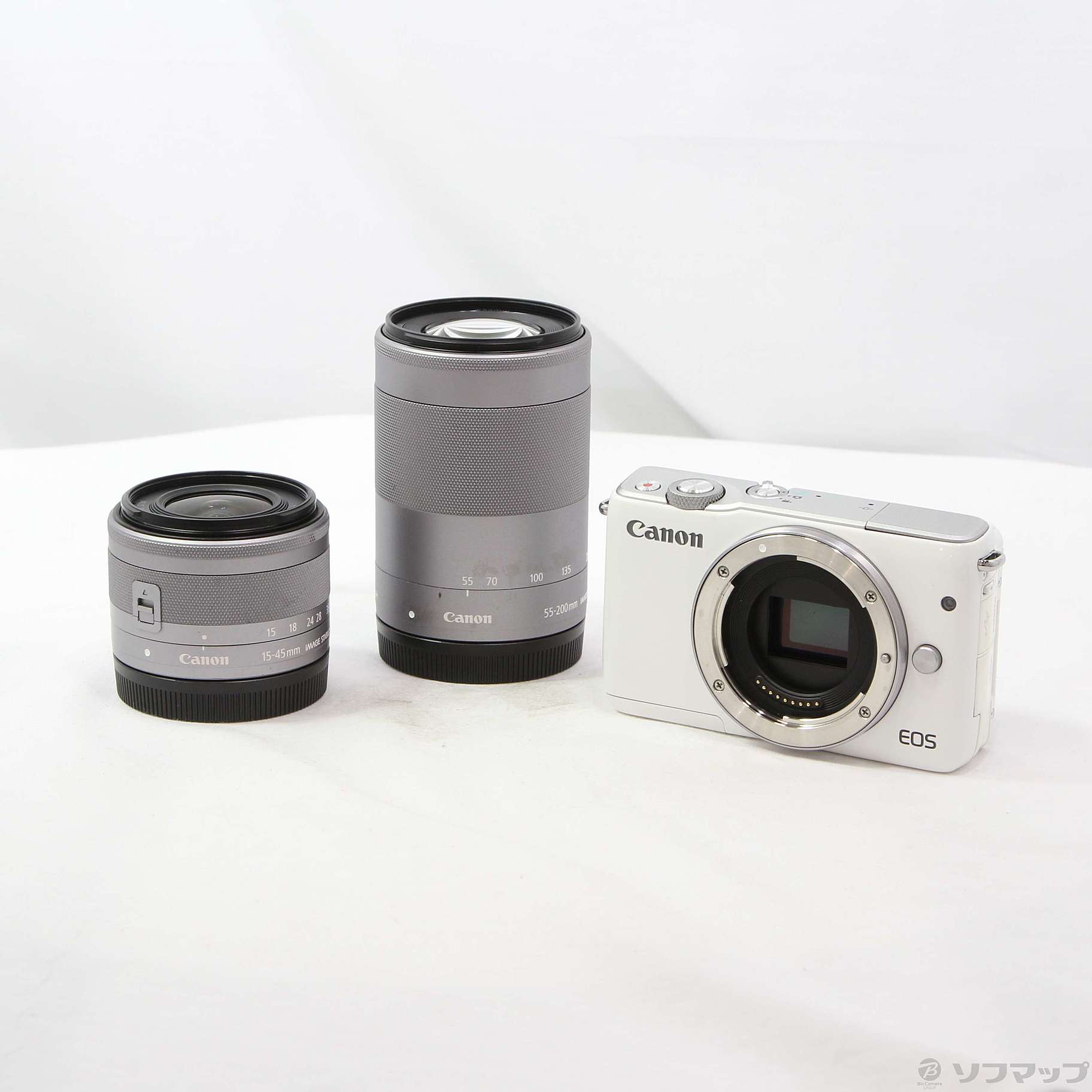 中古】EOS M10 ダブルズームキット ホワイト [2133059574999] - リコレ 