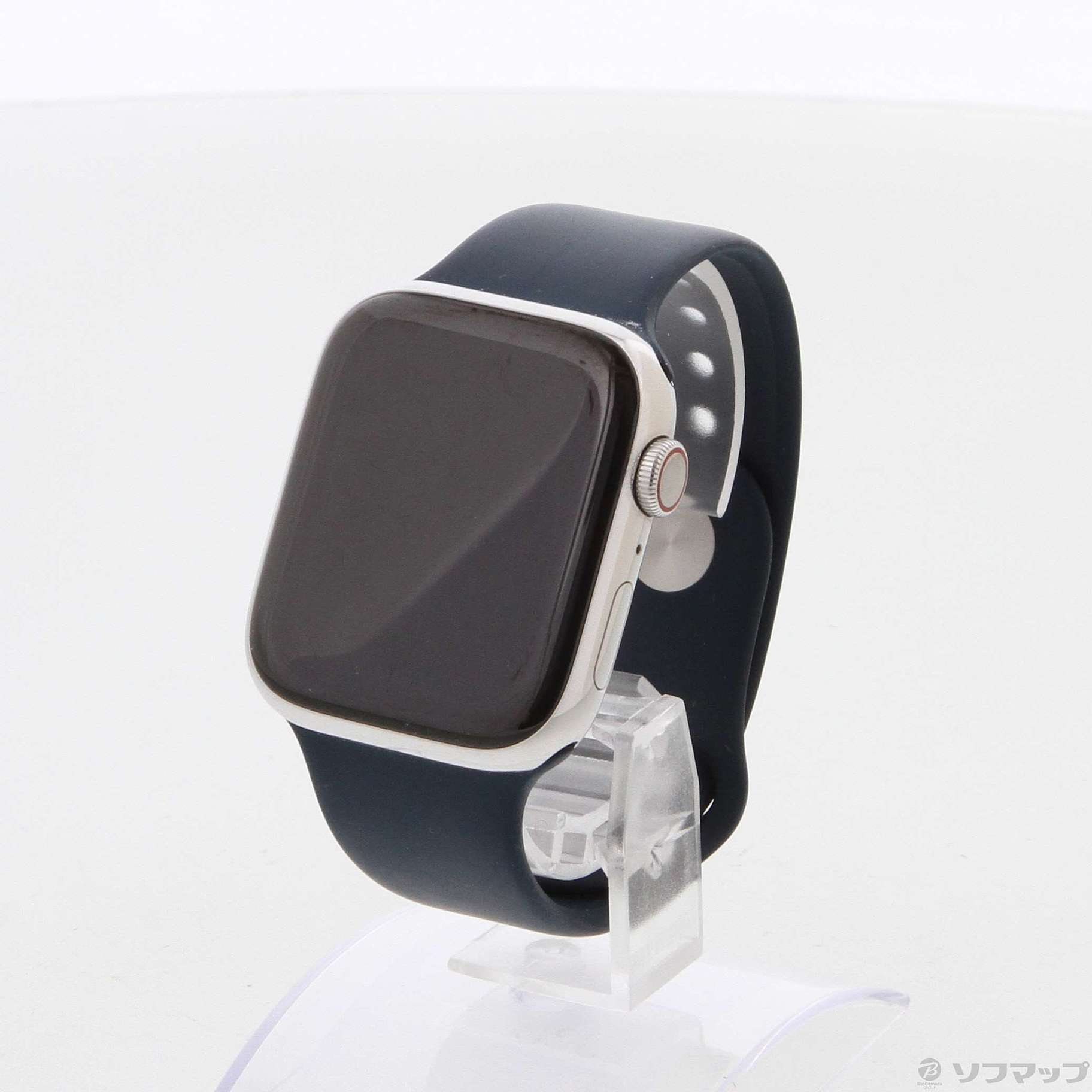 中古】Apple Watch Series 7 GPS + Cellular 45mm シルバーステンレス 