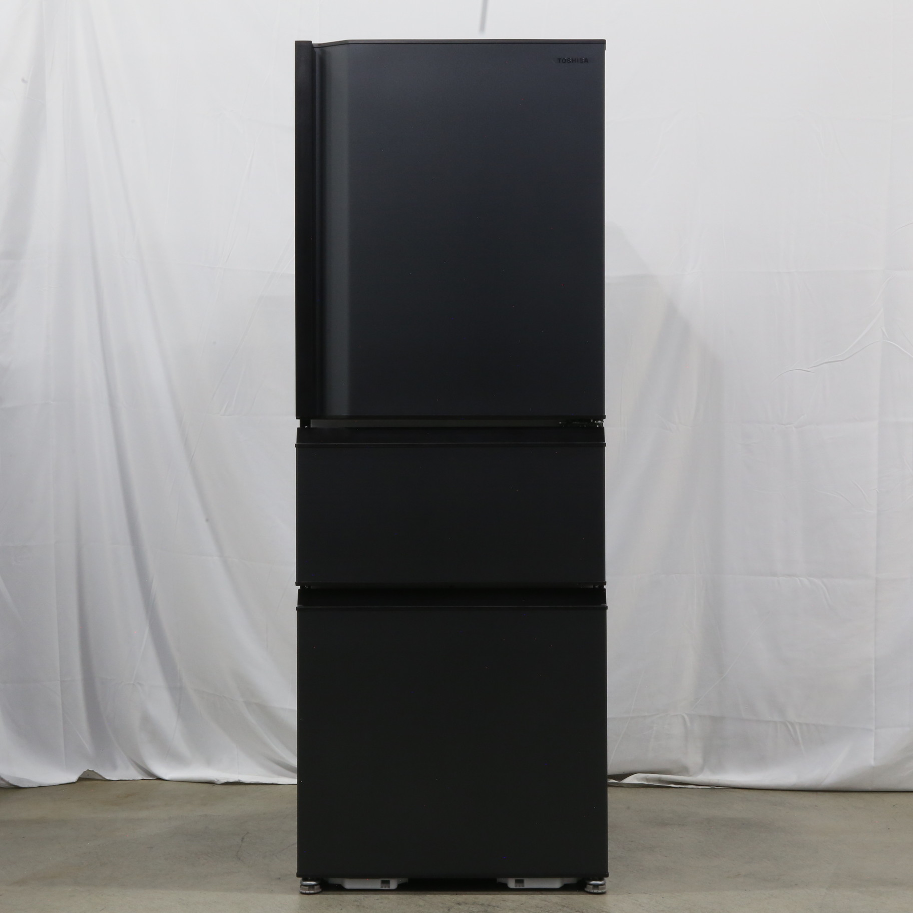 3ドア冷蔵庫 マットチャコール GR-V33SC(KZ) 中古】〔展示品〕 3ドア冷蔵庫 マットチャコール GR-V33SC(KZ) ［幅
