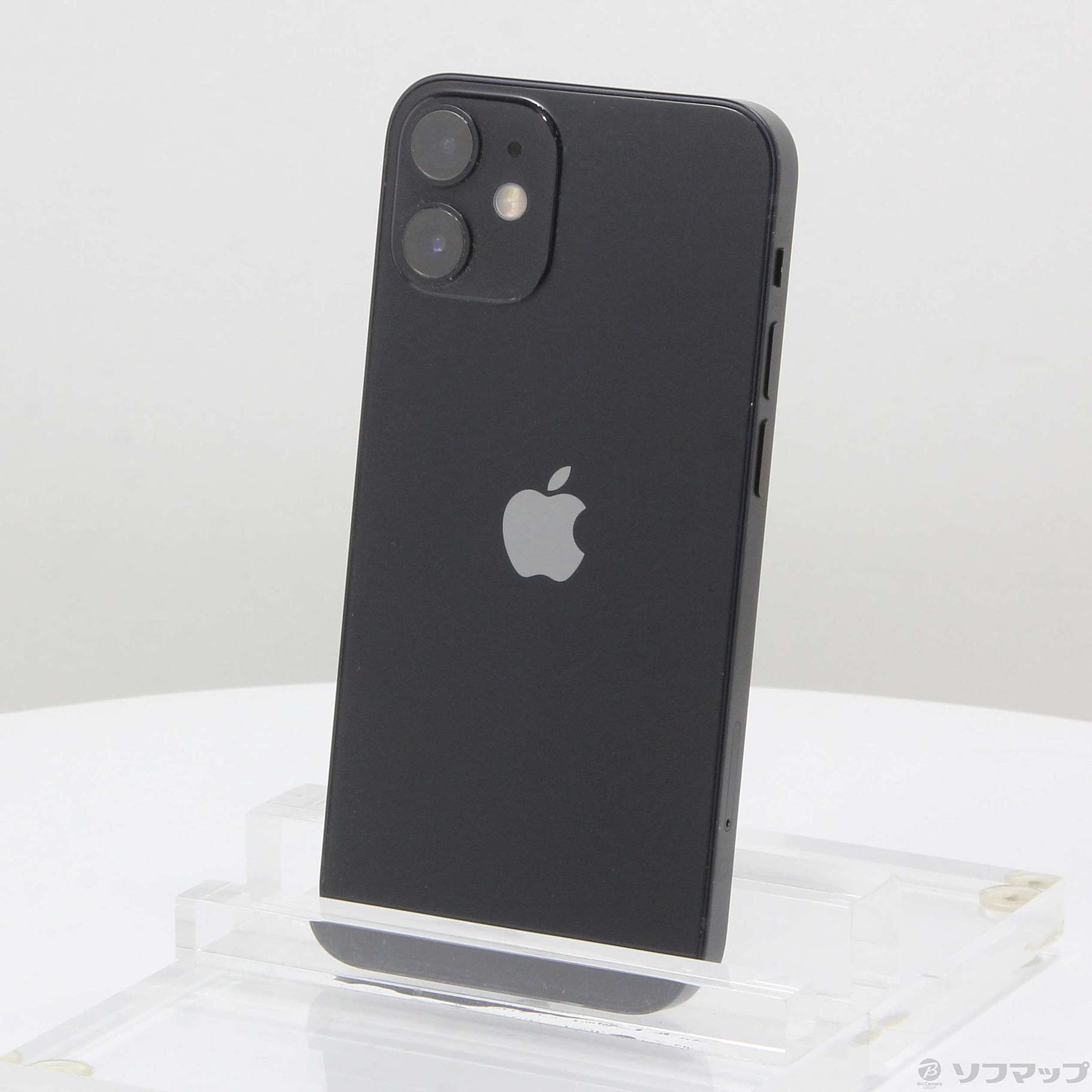 中古】iPhone12 mini 64GB ブラック MGA03J／A SIMフリー 