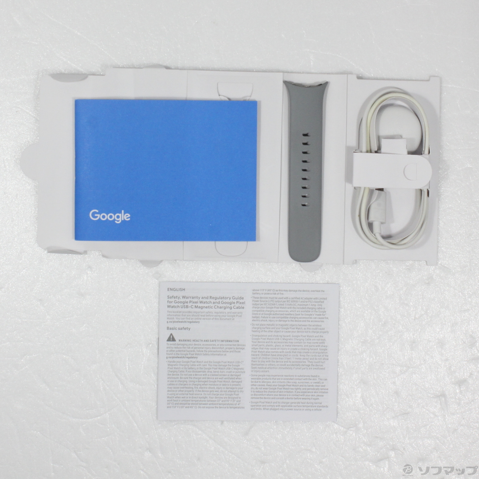 中古】Google Pixel Watch Champagne Gold ステンレス ケース GA04123 