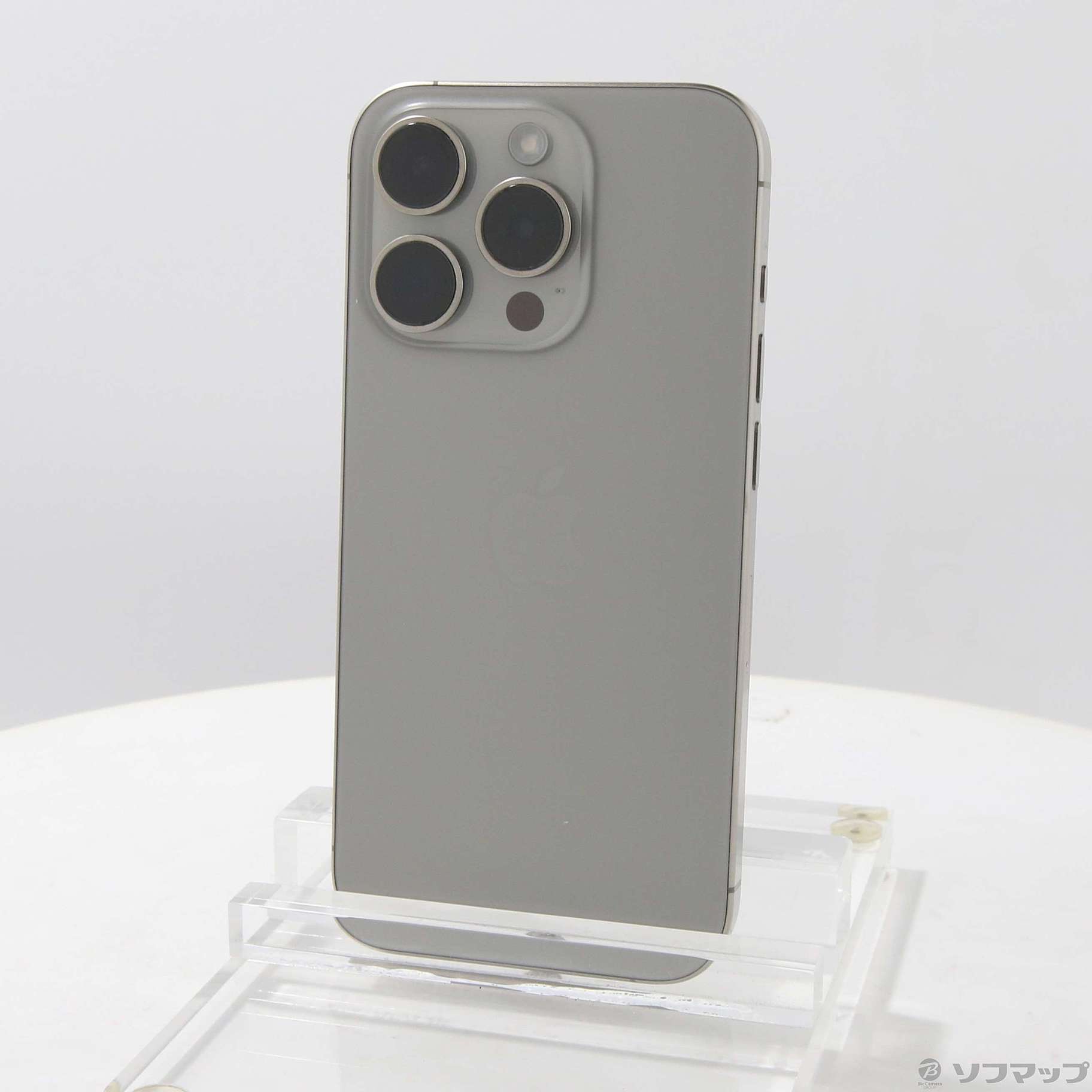 中古】iPhone15 Pro 256GB ナチュラルチタニウム MTUF3J／A SIMフリー 