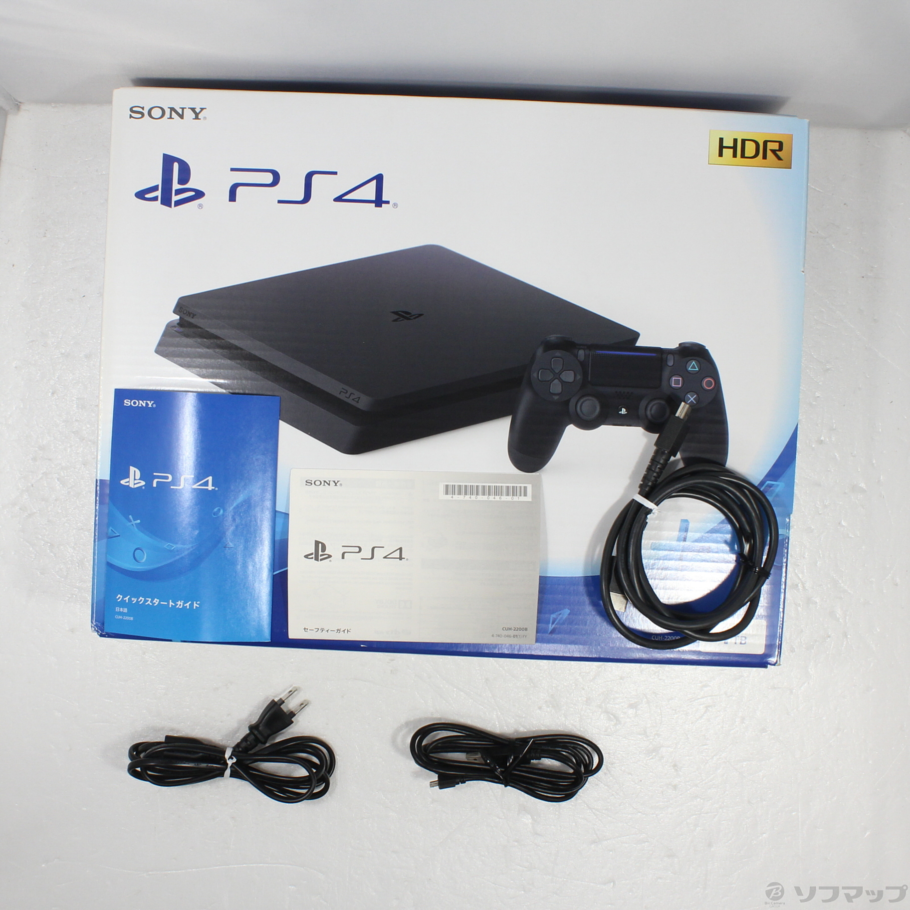 中古】PlayStation 4 ジェット・ブラック 1TB CUH-2200BB01 [2133059679137] -  リコレ！|ビックカメラグループ ソフマップの中古通販サイト