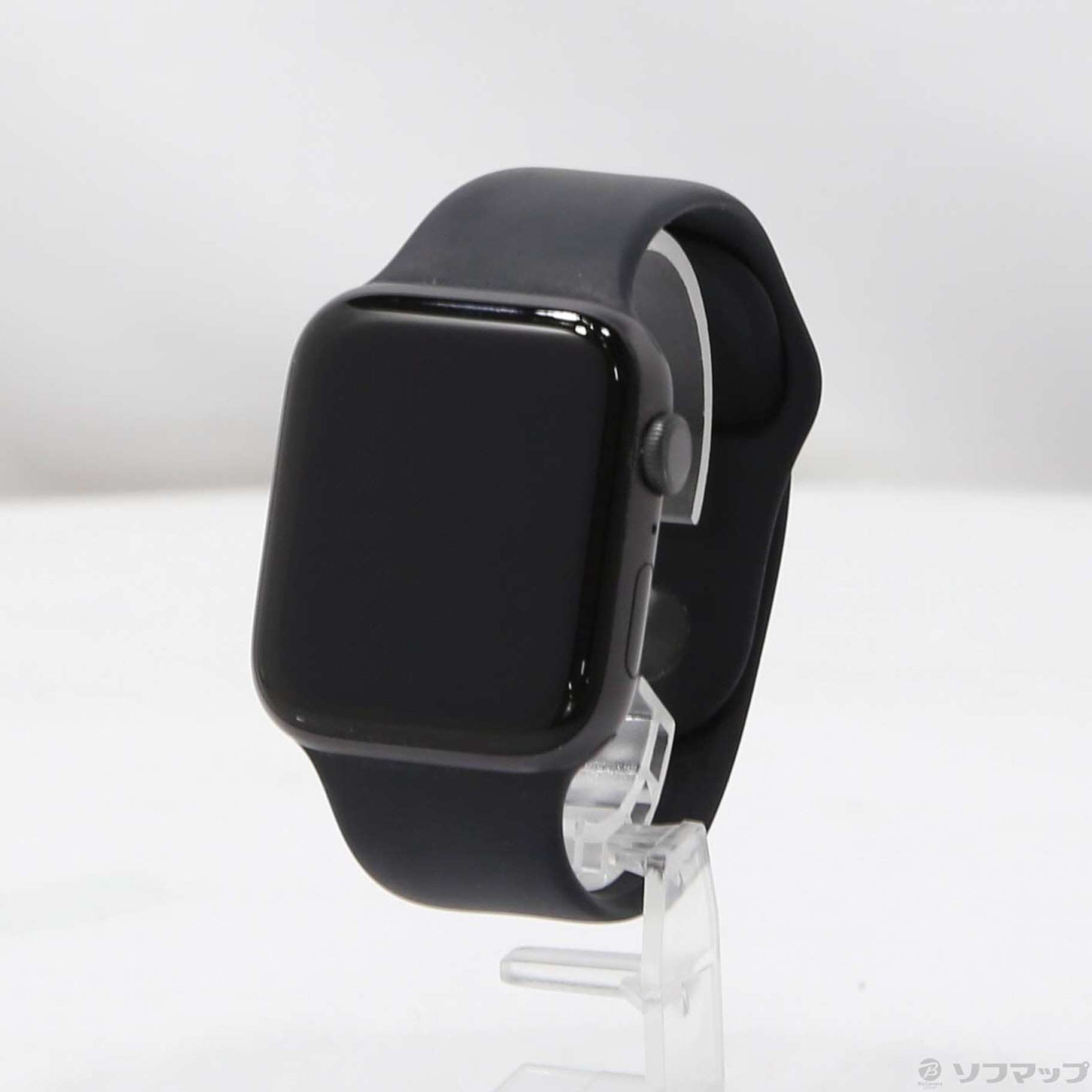 Apple Watch Series 6 44mm スペースグレイ アルミニウムケース ブラックスポーツバンド AppleWatchSE MYDT2JA (44mm・GPS) スペースグレイアルミニウムケース
