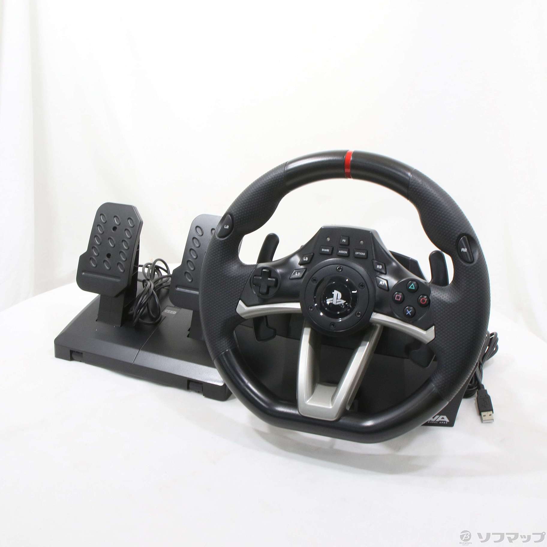 HORI レーシングホイールエイペックス for PlayStation®4 / PlayStation®3 / PC 中古 a1 HORI】Racing Wheel Apex for PS4 PS3 PC（レーシングホイール