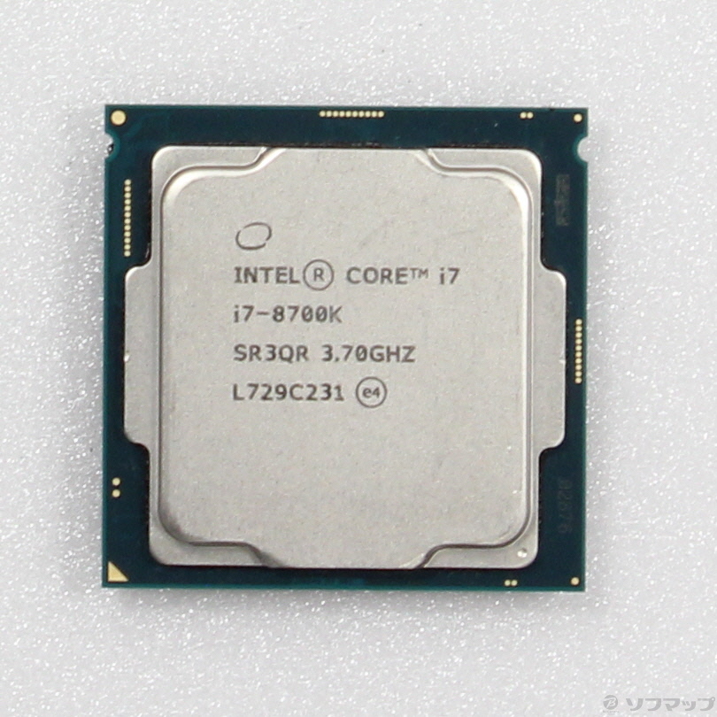 中古】Core i7 8700K 〔3.7GHz／LGA 1151〕 [2133059703771] - リコレ！|ビックカメラグループ ソフマップの 中古通販サイト