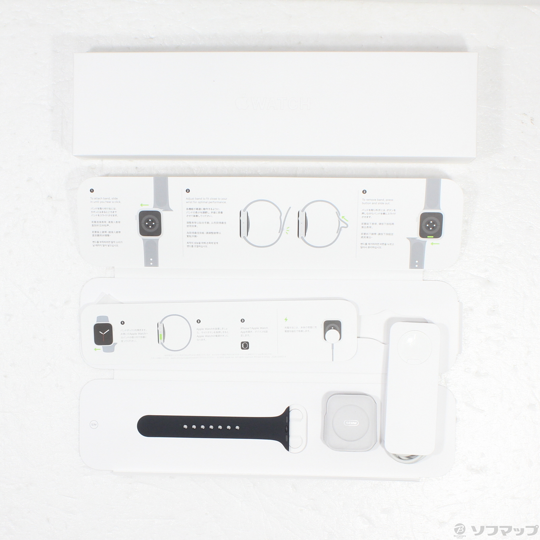 中古】Apple Watch Series 6 GPS 44mm スペースグレイアルミニウム