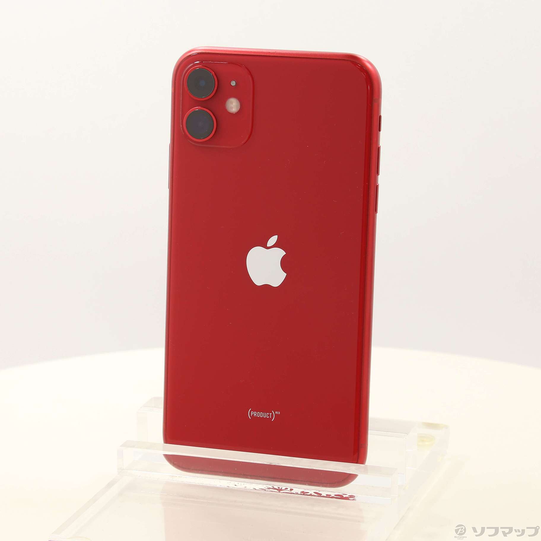 中古】iPhone11 64GB プロダクトレッド MWLV2J／A SoftBank