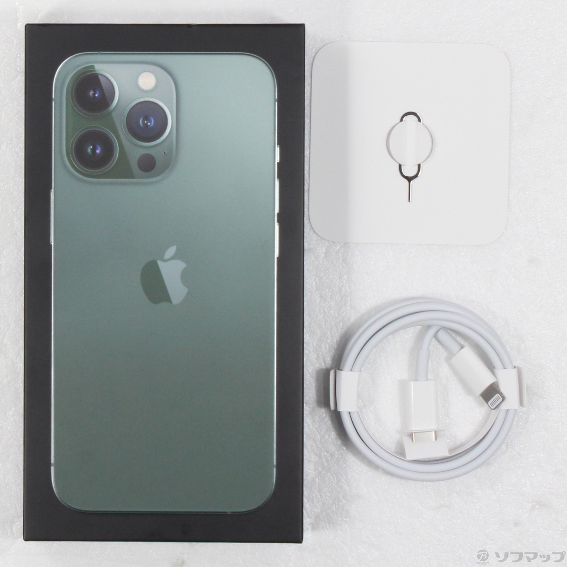 中古】iPhone13 Pro 128GB アルパイングリーン MNDX3J／A SIMフリー [2133059731286] -  リコレ！|ビックカメラグループ ソフマップの中古通販サイト