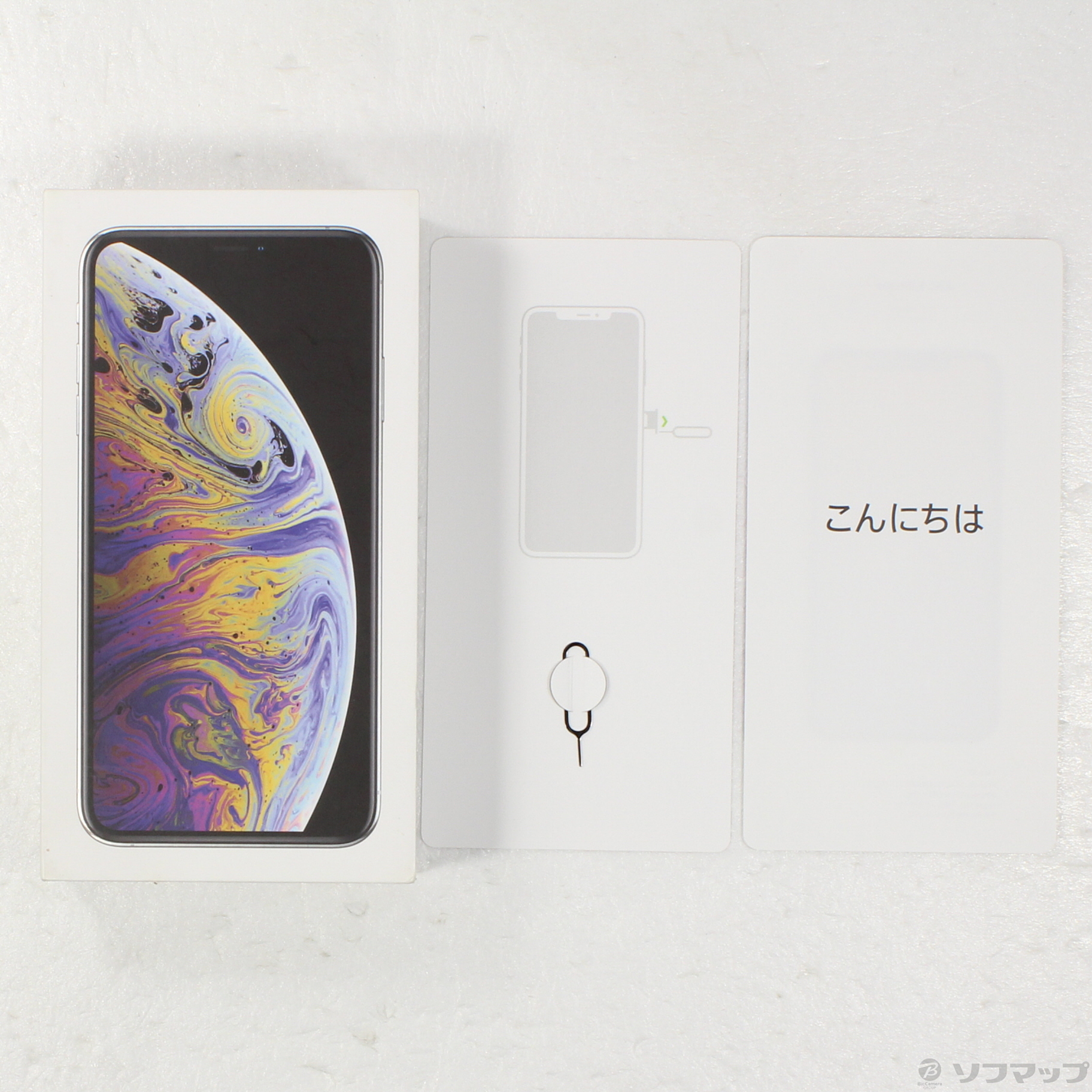中古】iPhoneXS Max 64GB シルバー NT6R2J／A SIMフリー 