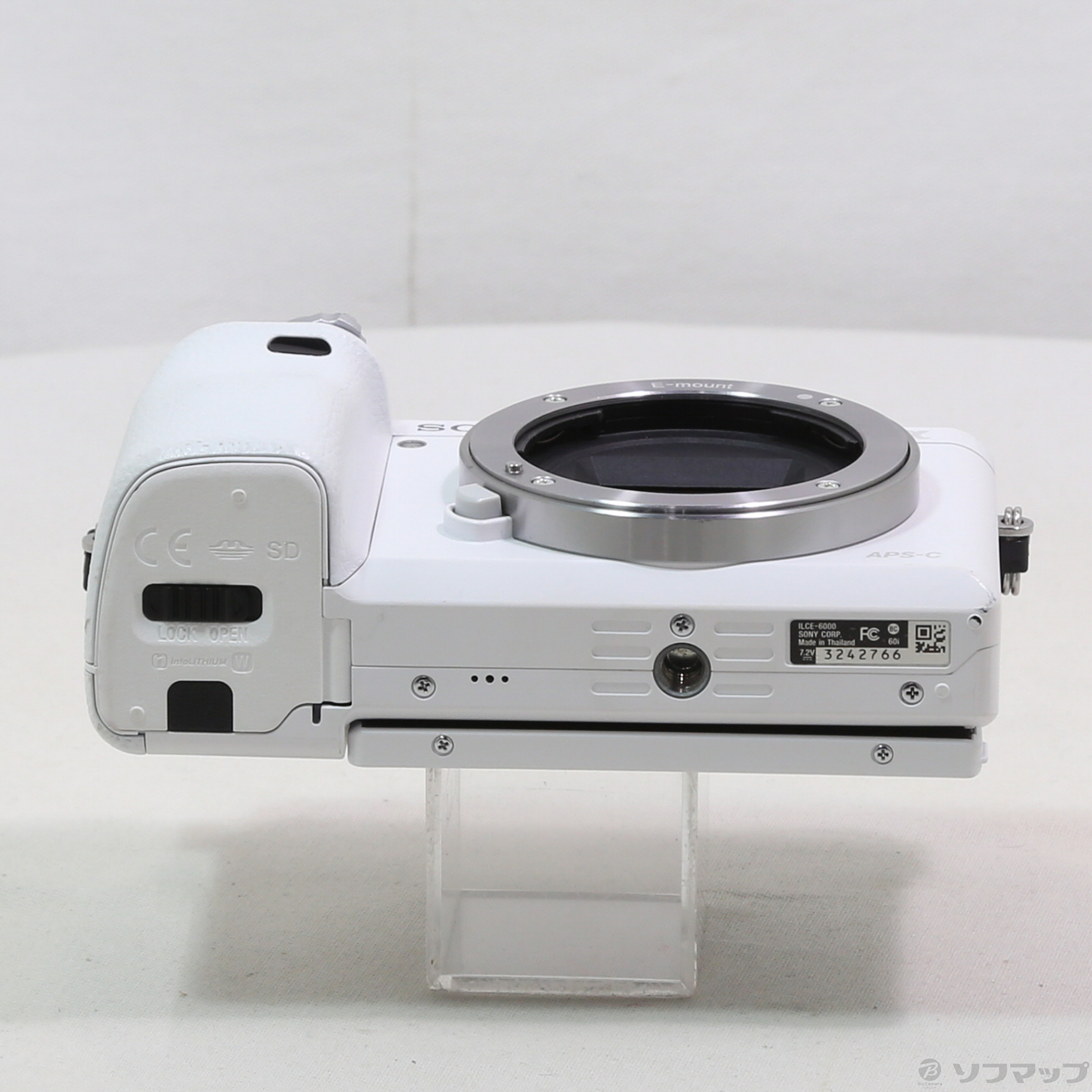 中古】α6000 ダブルズームレンズキット W ILCE-6000Y ホワイト [2133059801736] - リコレ！|ビックカメラグループ  ソフマップの中古通販サイト