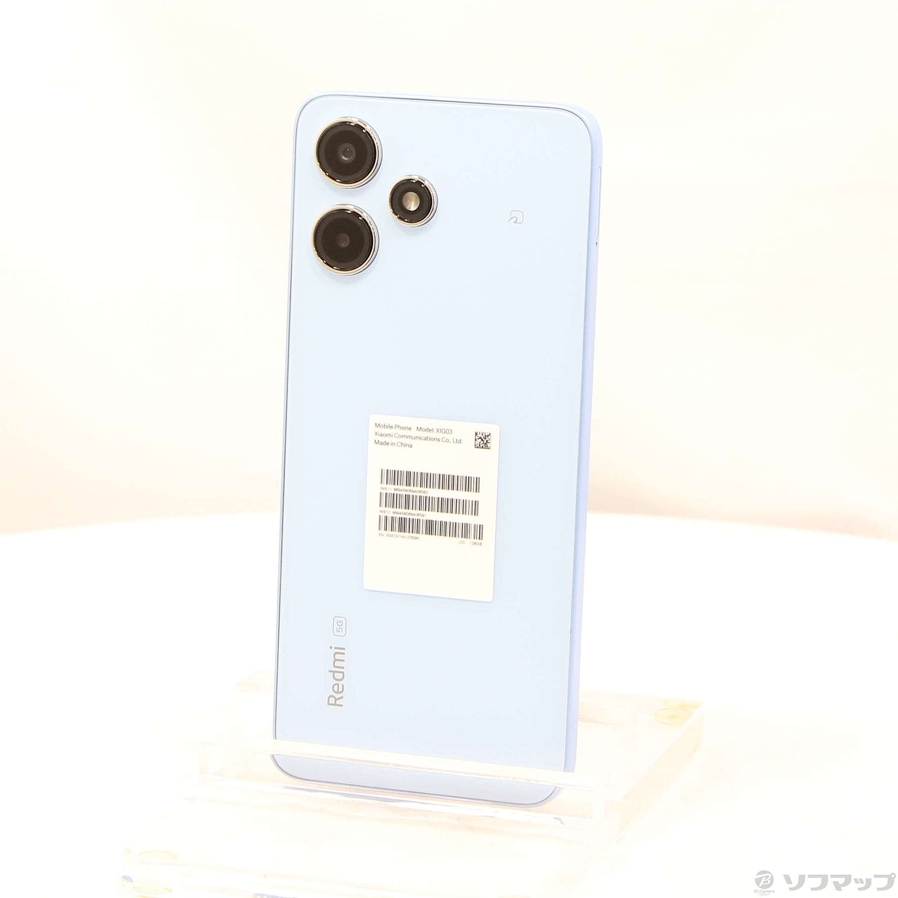 未使用・開封済み】Xiaomi Redmi 12 5G スカイブルー 【公式通販】