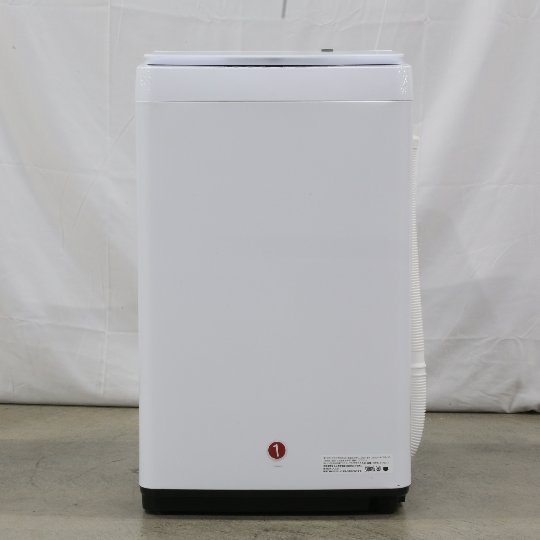 中古】〔展示品〕 全自動洗濯機 HW-G55BK1 ［洗濯5.5kg ／簡易乾燥 