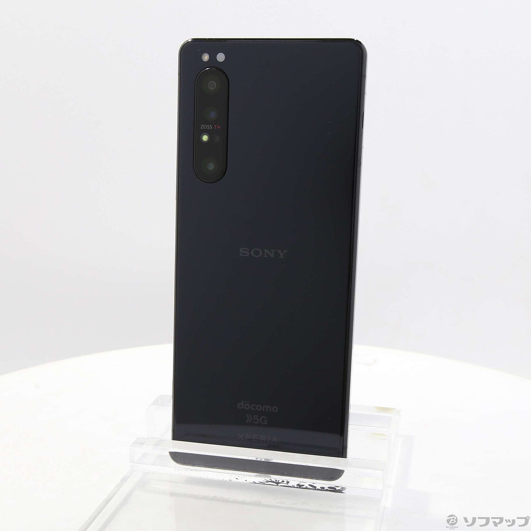 中古】Xperia 1 II 128GB ブラック SO-51A docomoロック解除SIMフリー  