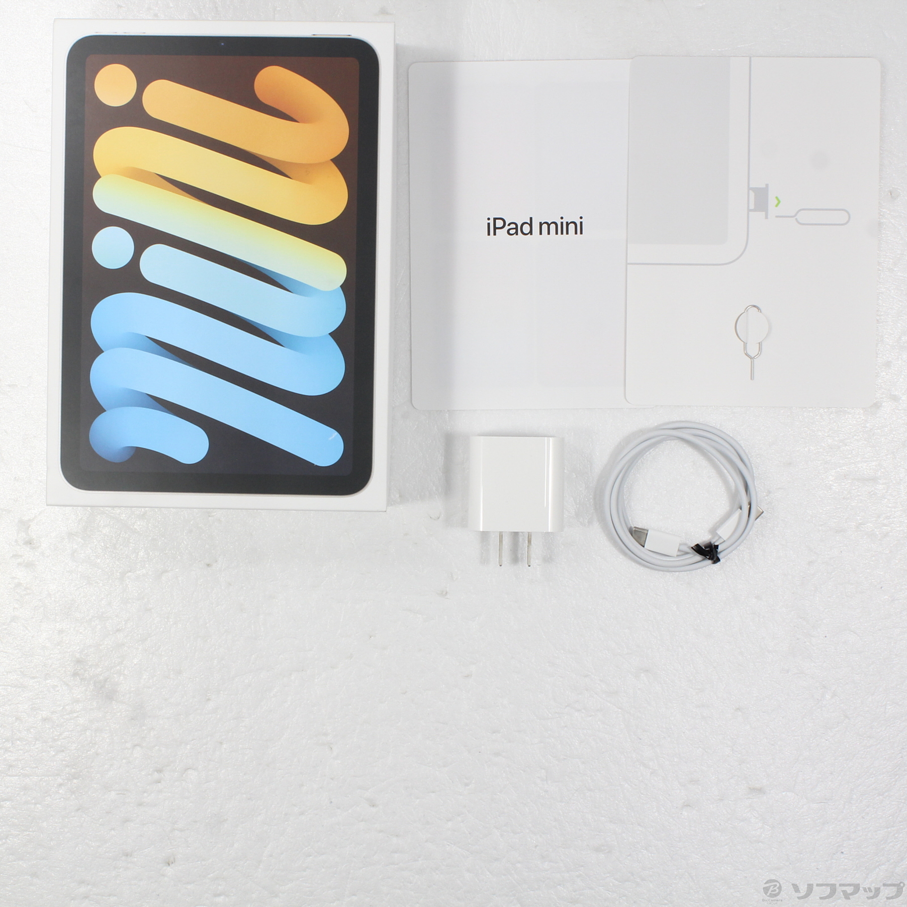 中古】iPad mini 第6世代 64GB スターライト MK8C3J／A SIM