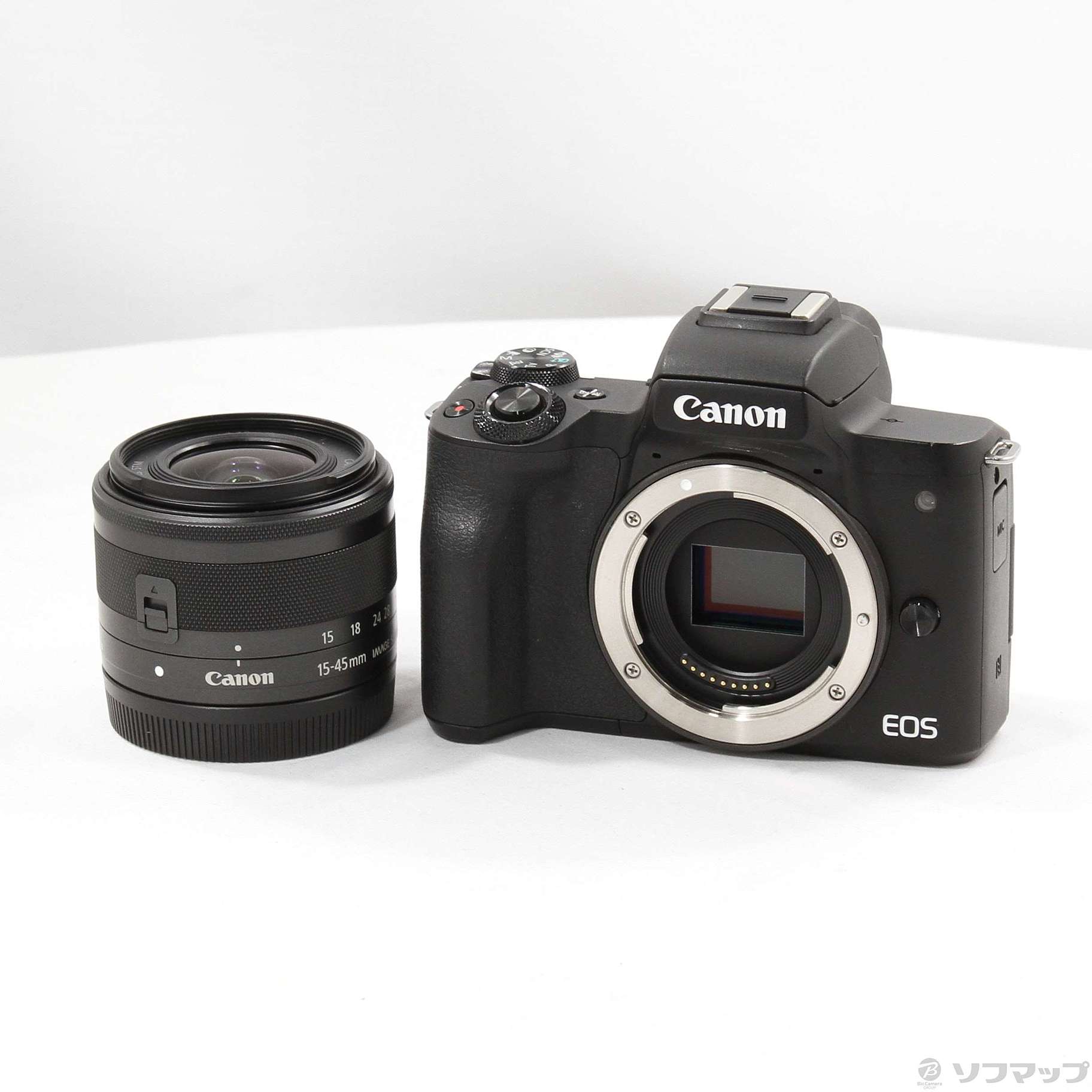 中古】EOS Kiss M EF-M15-45 IS STM レンズキット ブラック [2133059845891] -  リコレ！|ビックカメラグループ ソフマップの中古通販サイト