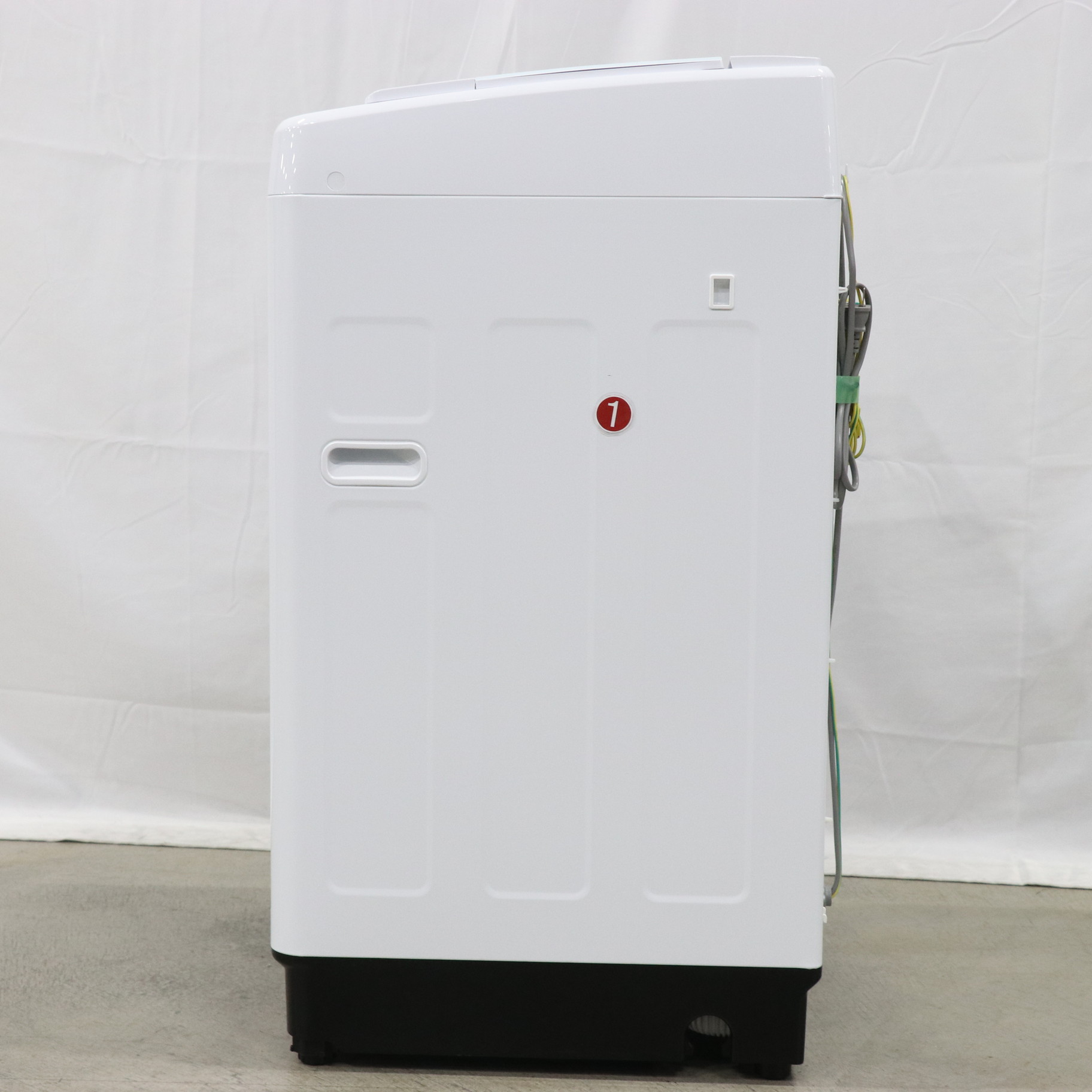 【RKGSE-317】特価！ハイセンス/Hisense/8kg洗濯機/HW-DG80BK1/中古/2024年製/当社より近隣無料配達OK！ 全自動洗濯機 HW-DG80BK1 [洗濯8.0kg /簡易乾燥(送風機能) /上開き
