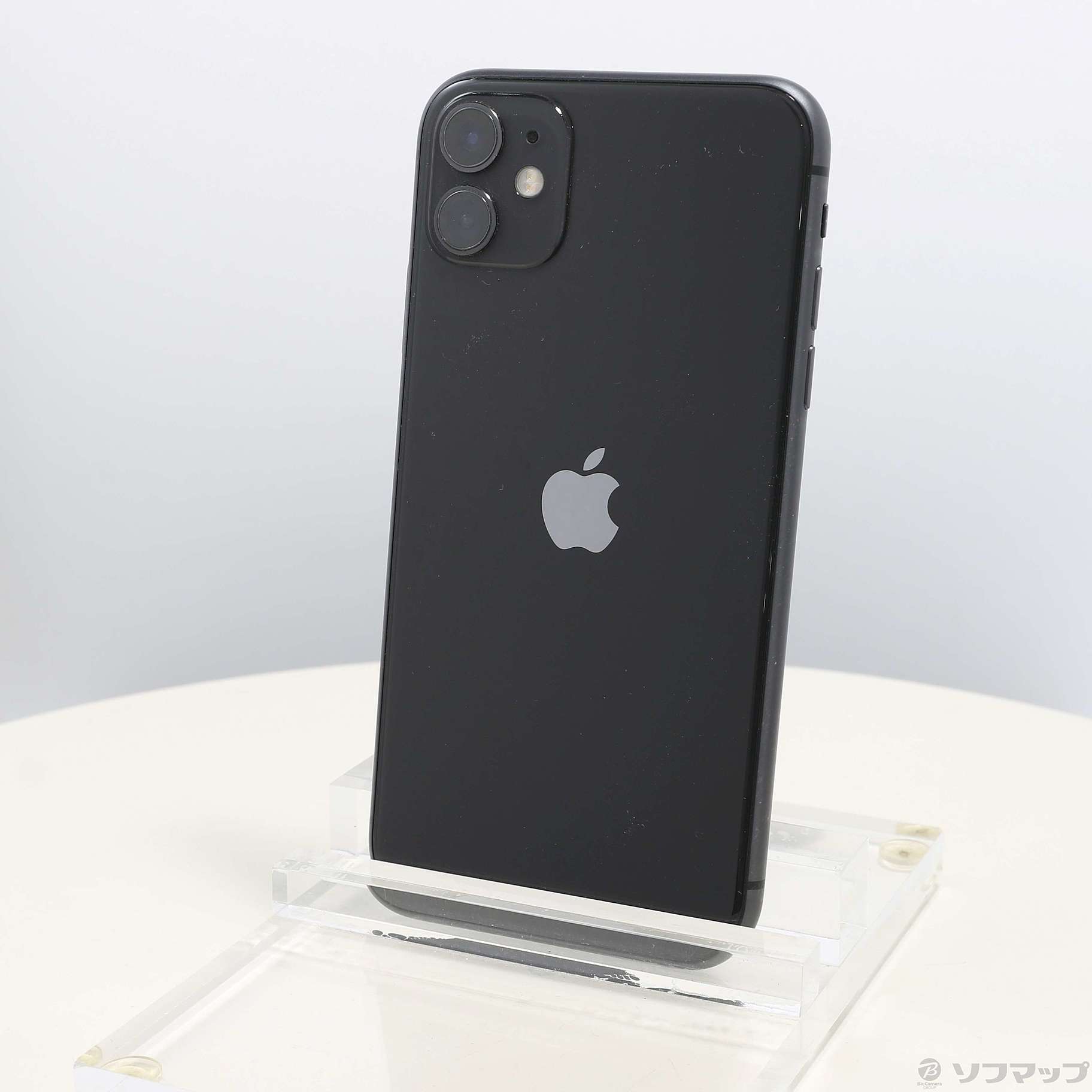 中古】iPhone11 64GB ブラック MWLT2J／A SoftBank [2133059892482 