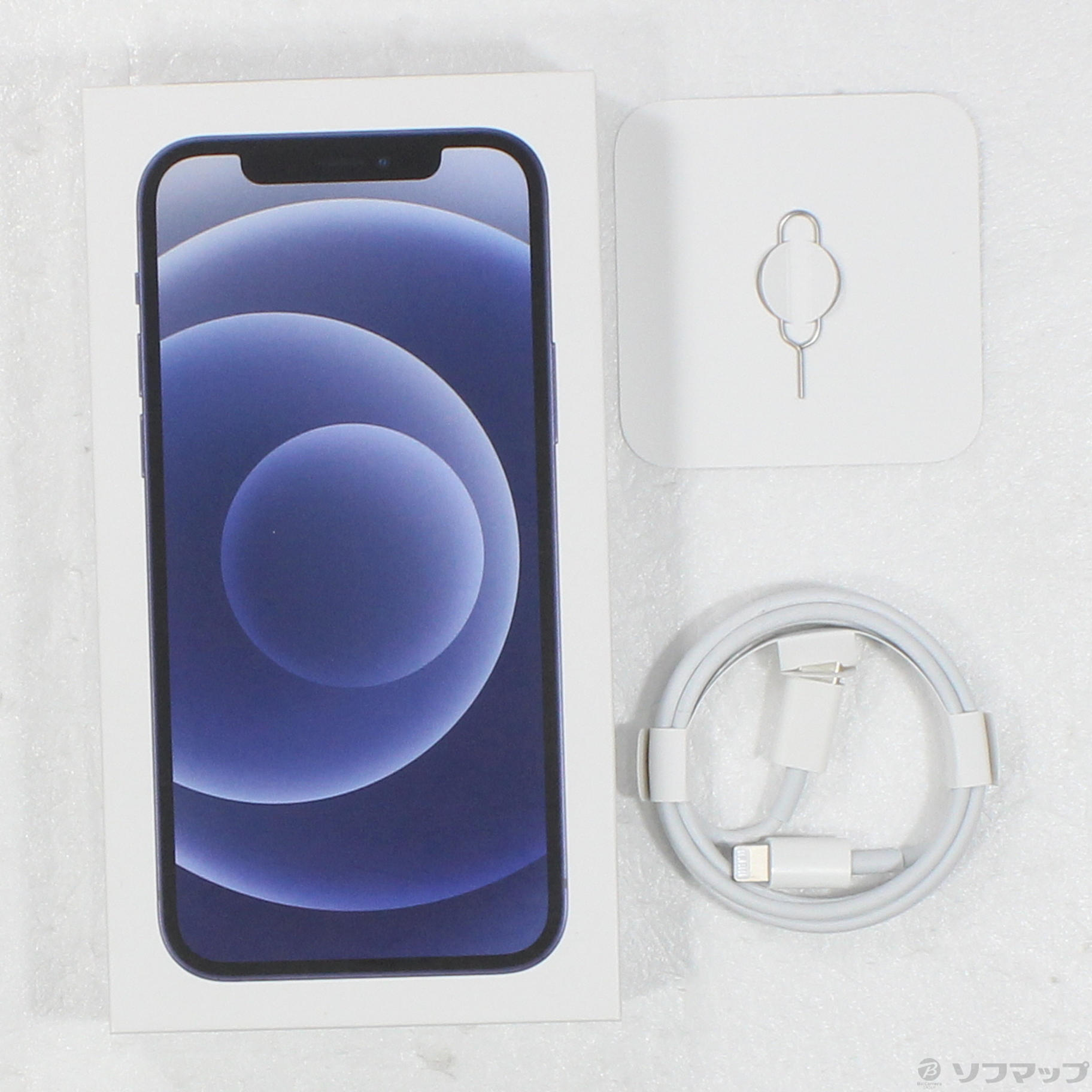 中古】iPhone12 64GB ブラック MGHN3J／A SIMフリー [2133059893540 