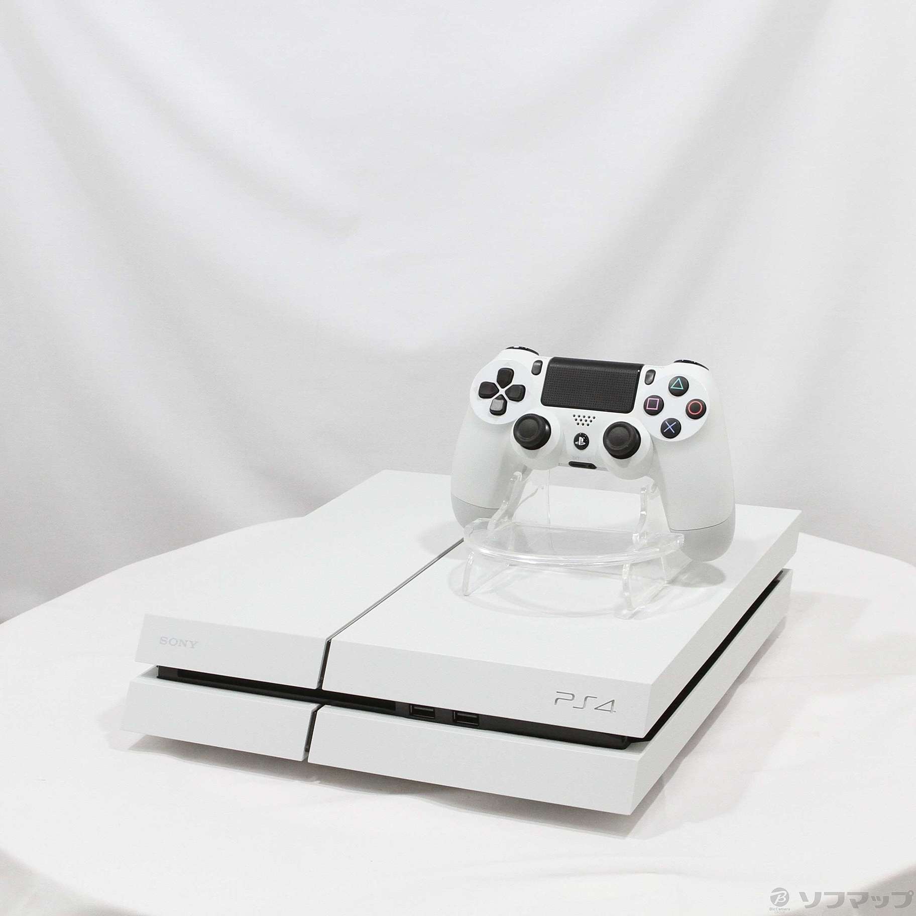 中古】PlayStation 4 グレイシャー・ホワイト CUH-1100AB 