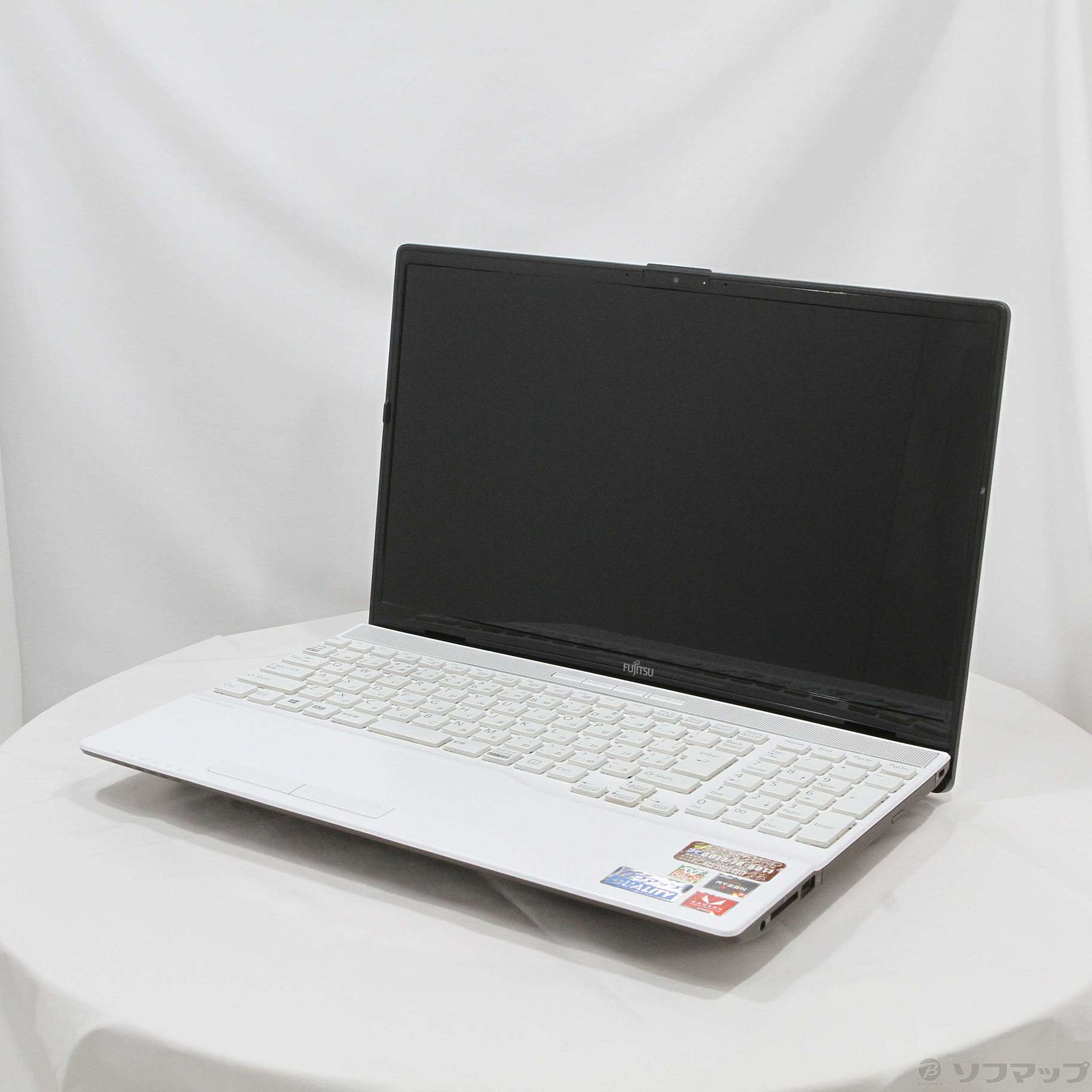 中古】LIFEBOOK AH76／E1 FMVA76E1WB プレミアムホワイト 〔Windows 10〕 ［Ryzen-7-3750H  (2.3GHz)／8GB／SSD512GB／15.6インチワイド］ [2133059929522] - リコレ！|ビックカメラグループ  ソフマップの中古通販サイト