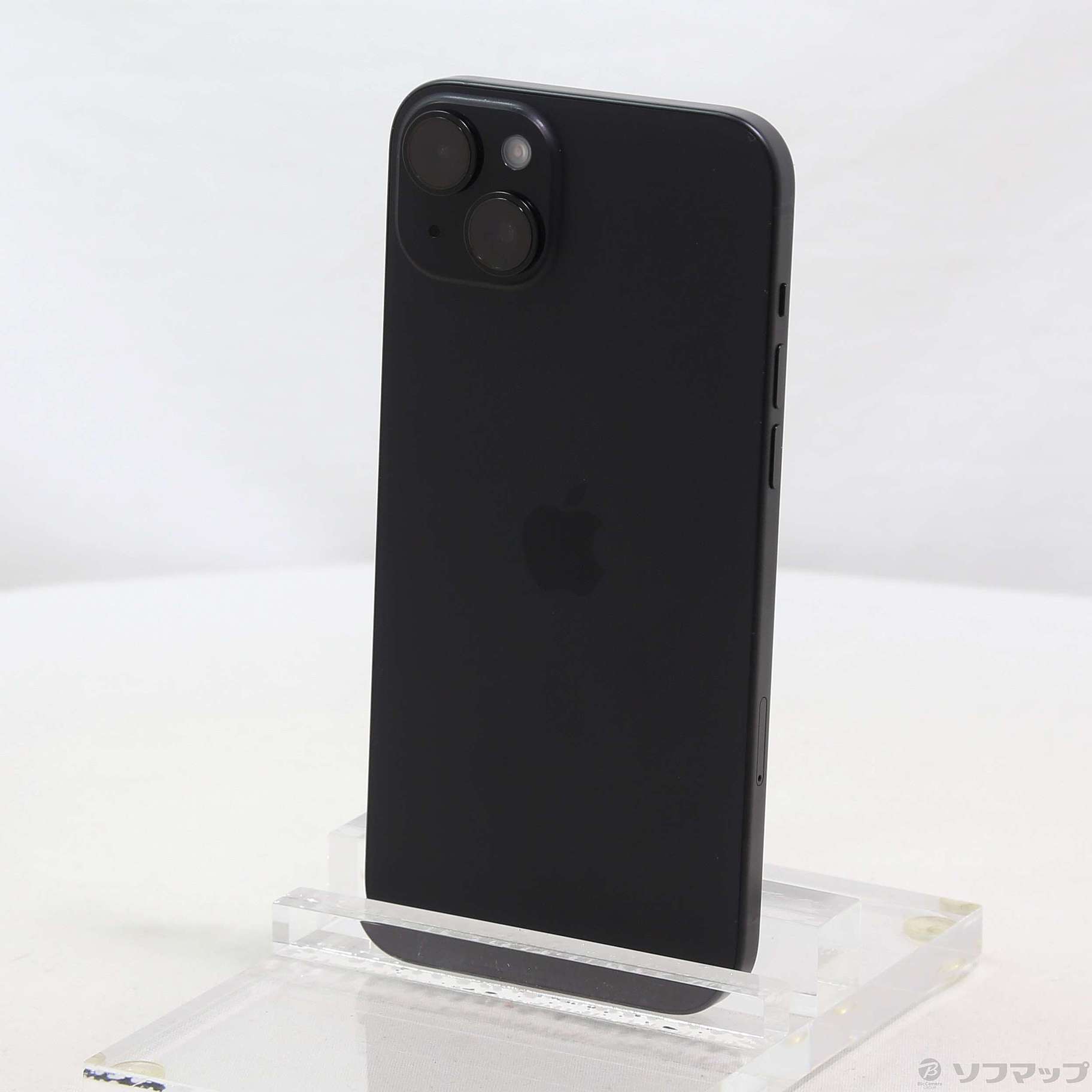 中古】iPhone15 Plus 128GB ブラック MU083J／A SIMフリー 