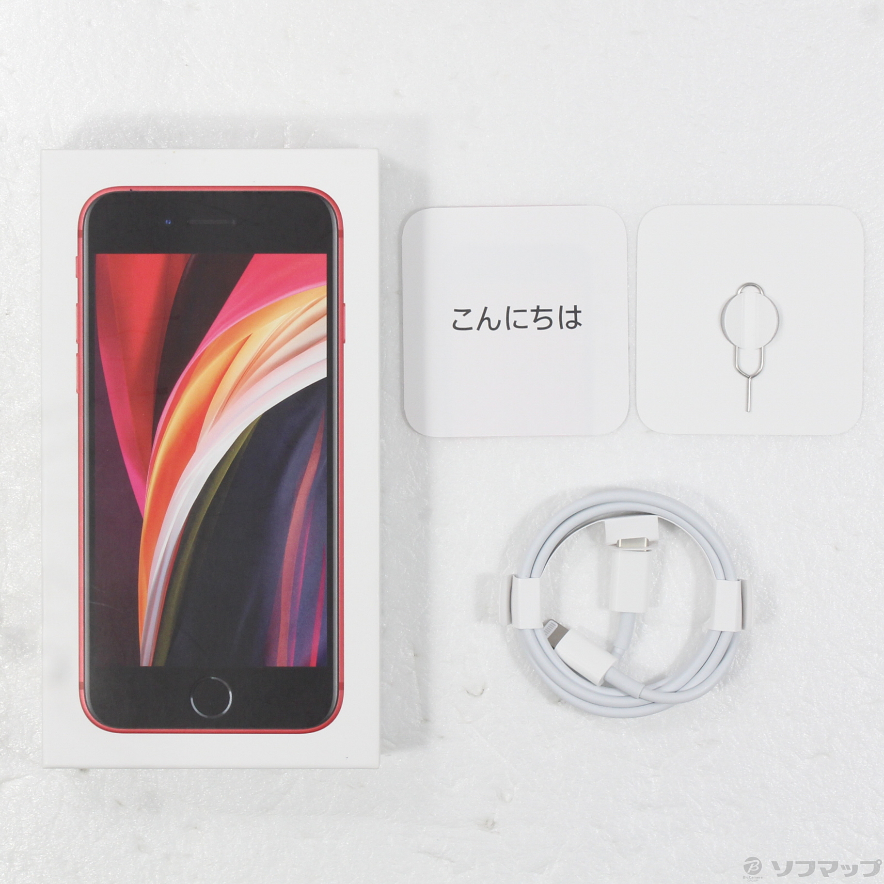 中古】セール対象品 iPhone SE 第2世代 64GB プロダクトレッド MHGR3J