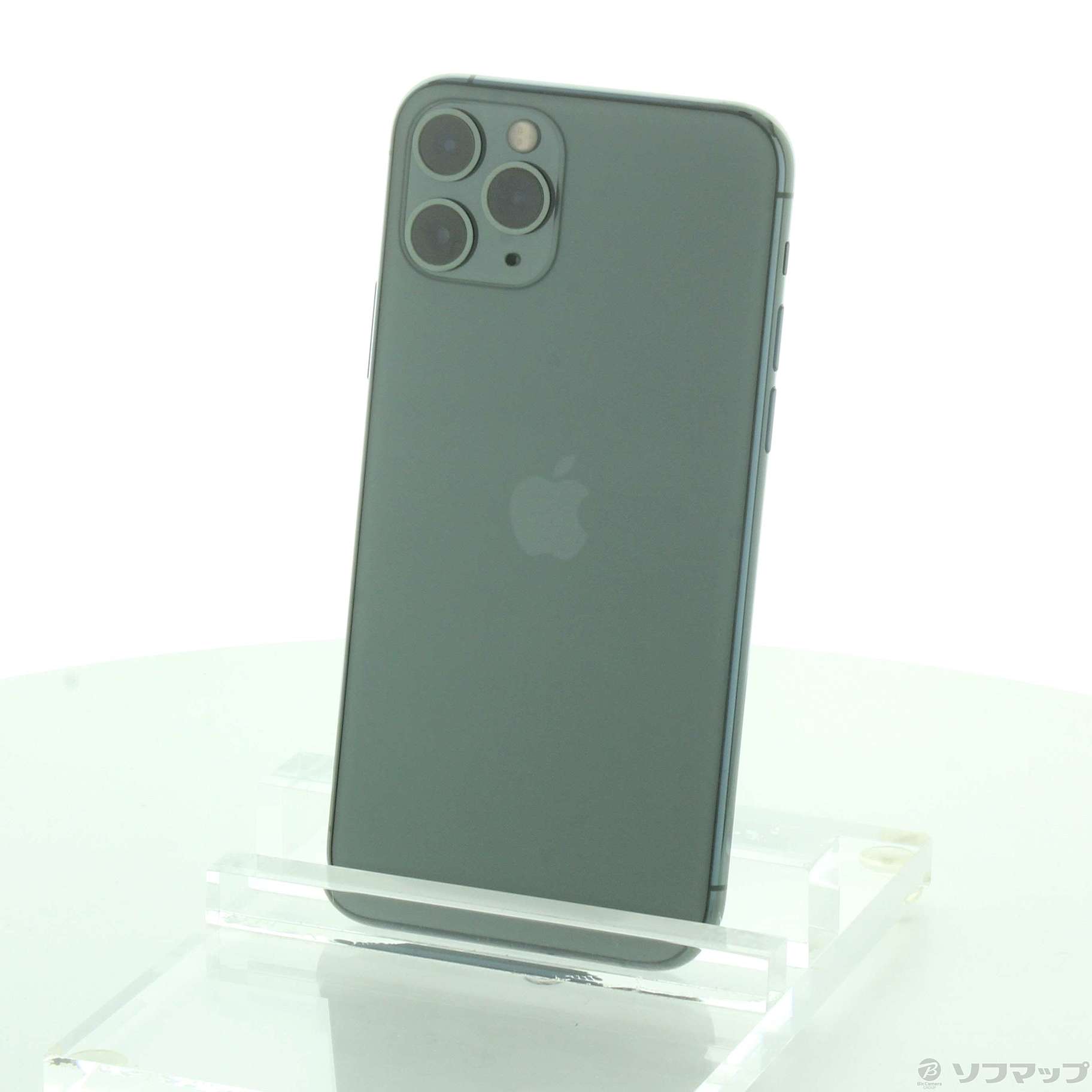 中古】iPhone11 Pro 256GB ミッドナイトグリーン MWCC2J／A SIMフリー  