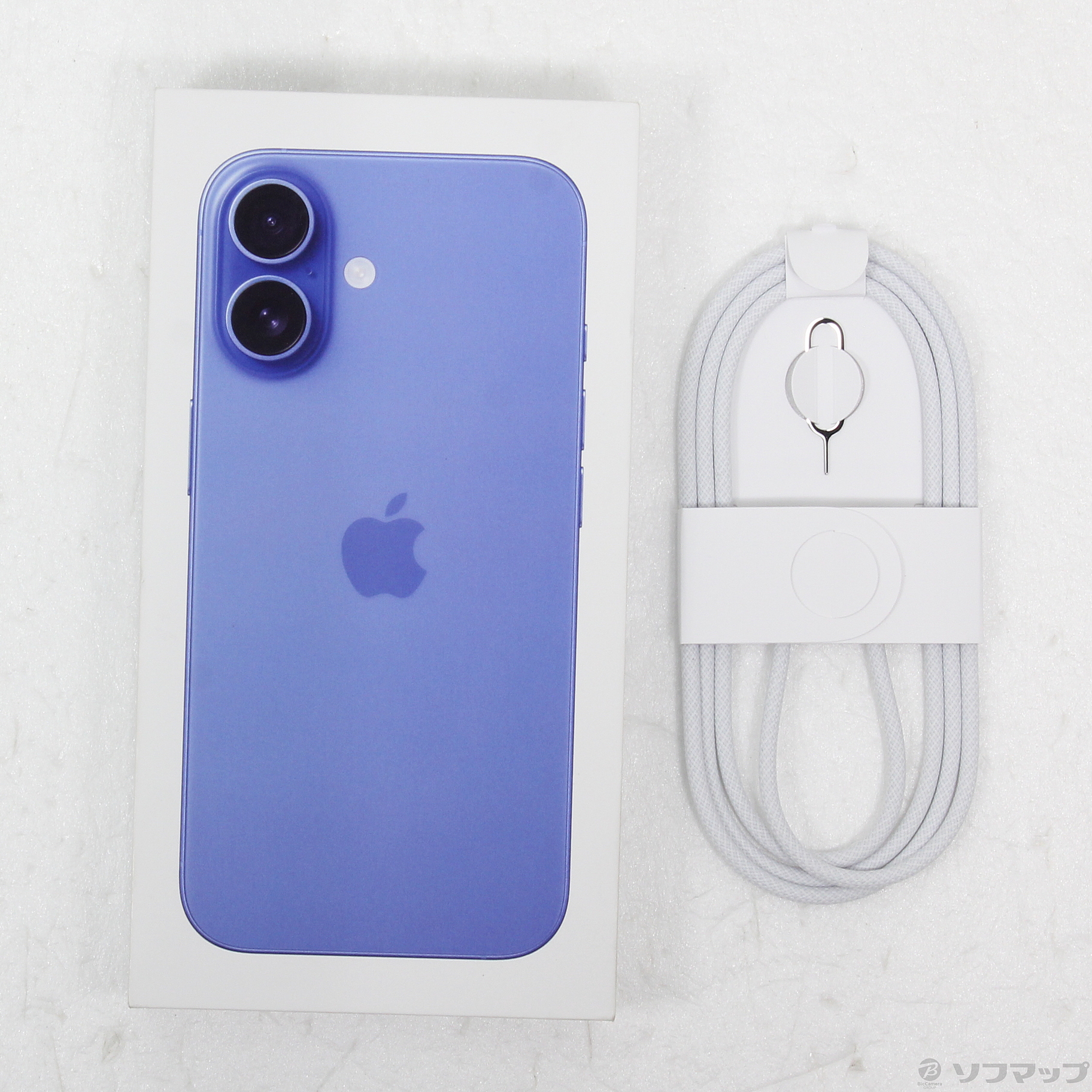 中古】iPhone16 128GB ウルトラマリン MYDU3J／A SIMフリー