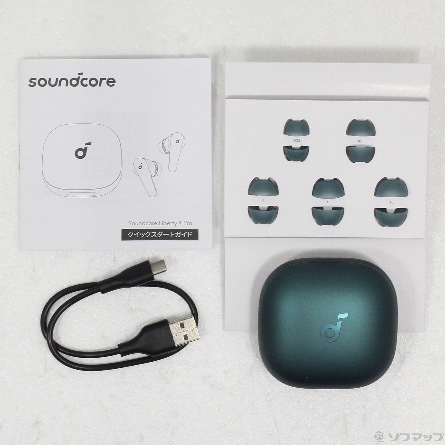 中古】Soundcore Liberty 4 Pro ディープグリーン A3954N61