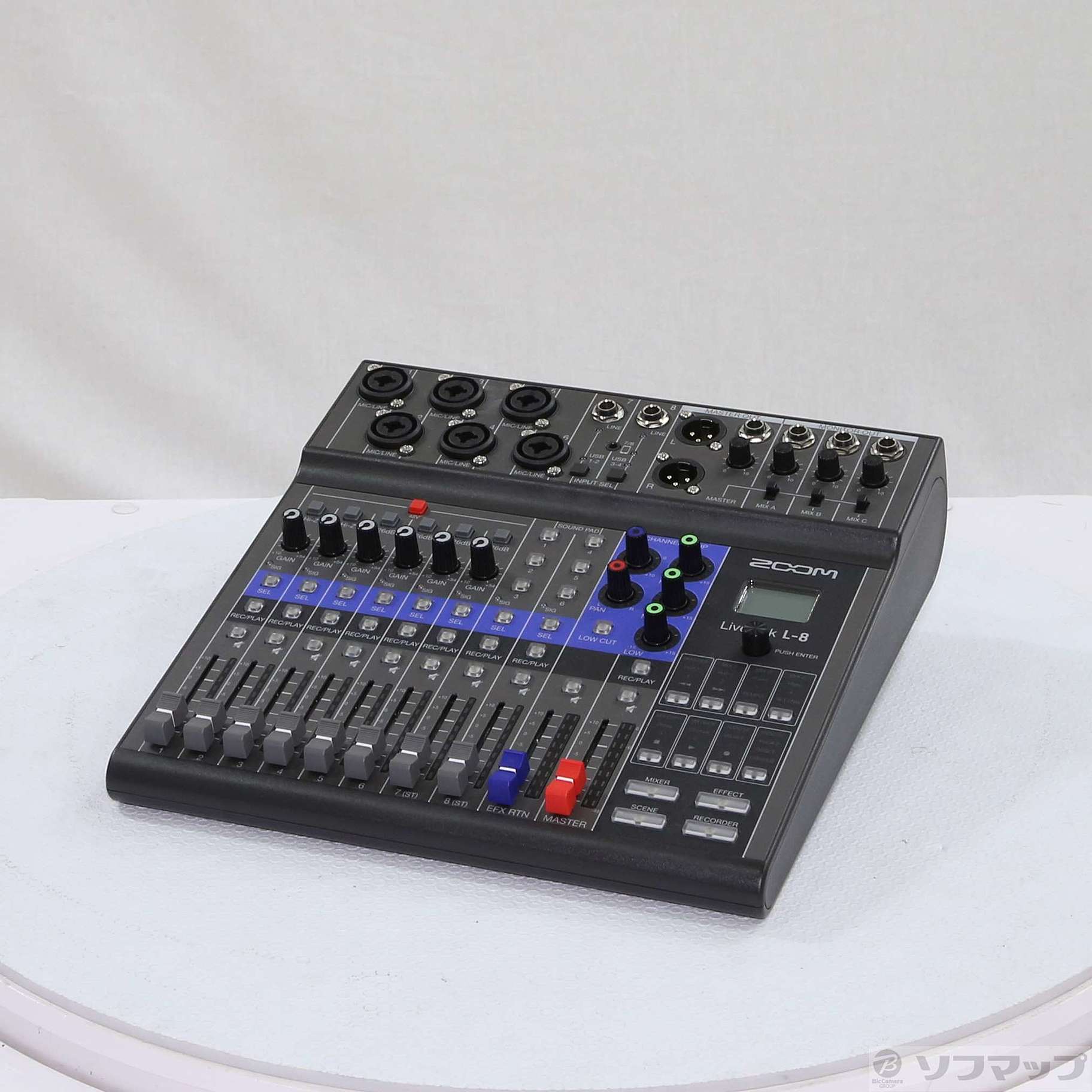 LiveTrak L-8 ZOOM LiveTrak L-8 [デジタルミキサー/レコーダー] 中古