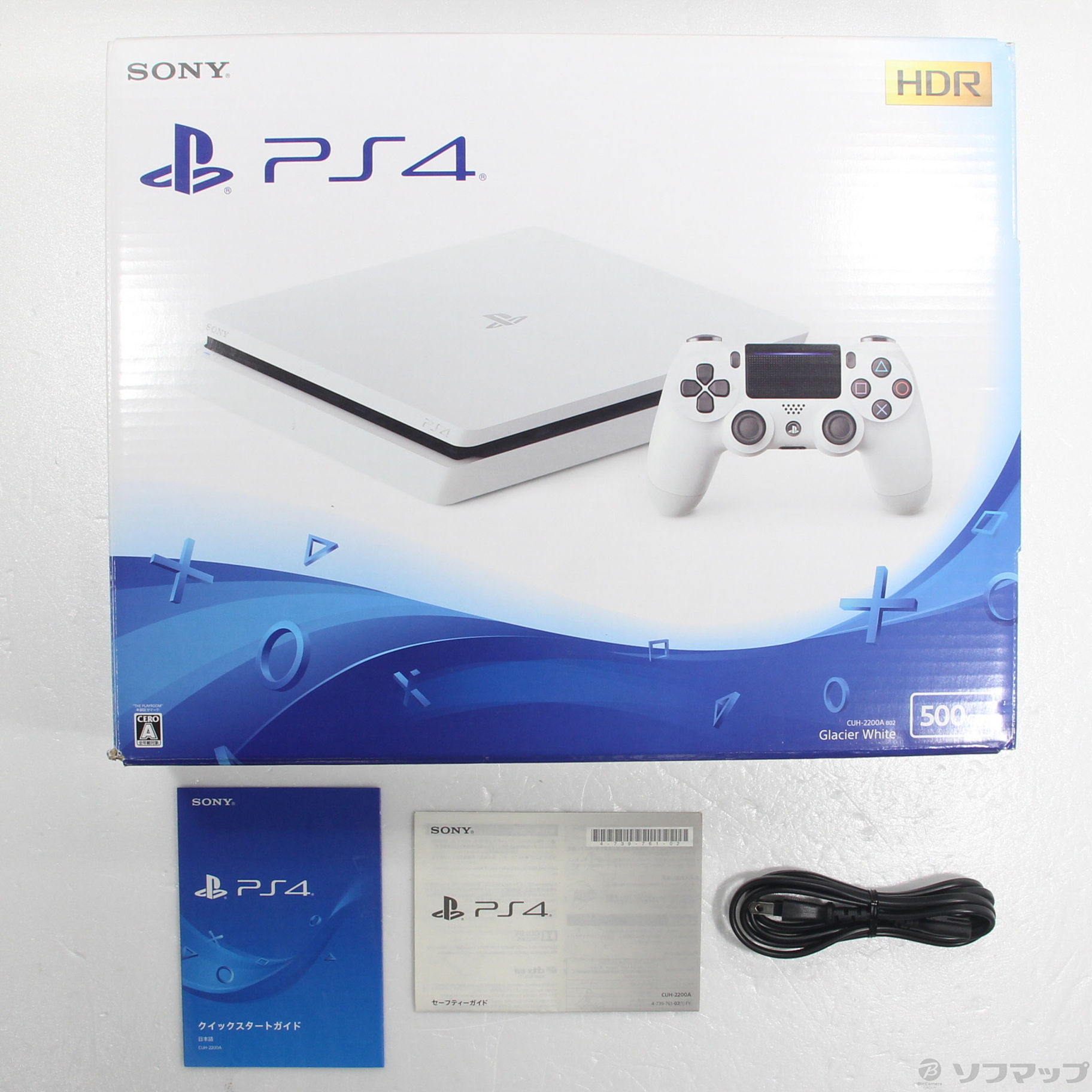 Sony PlayStation 4 CUH-2200 500GB やぼった 白 本体