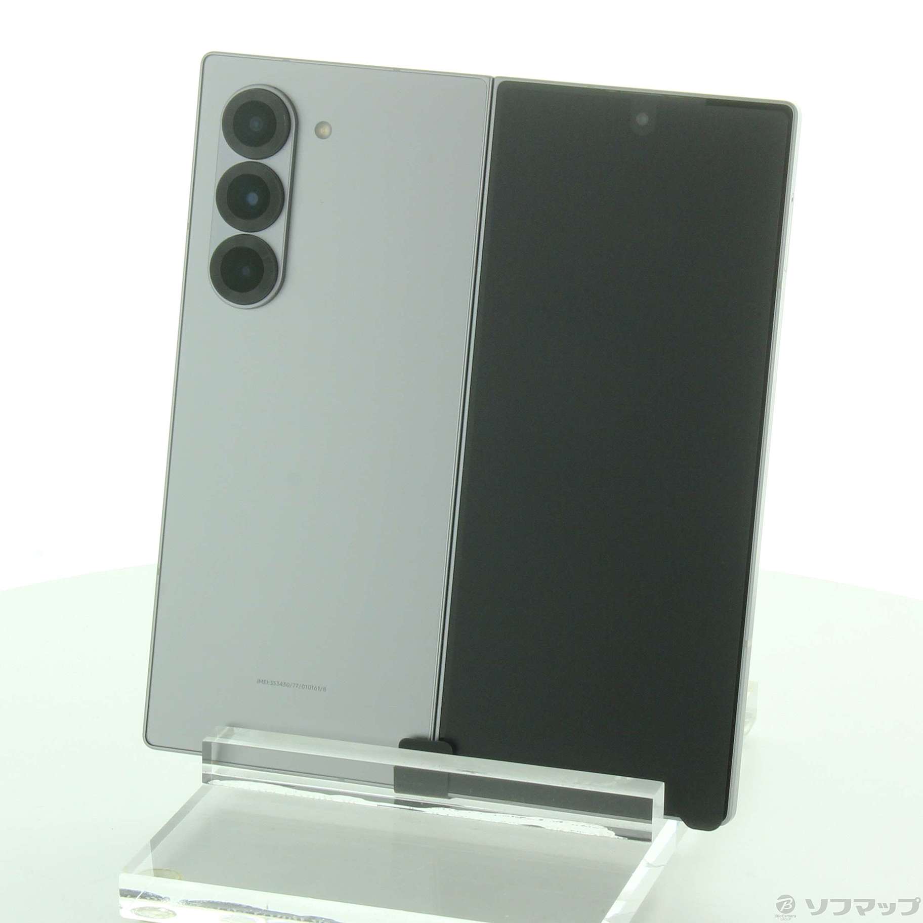 中古】Galaxy Z Fold6 256GB シルバーシャドウ SM-F956QZSASJP SIM 