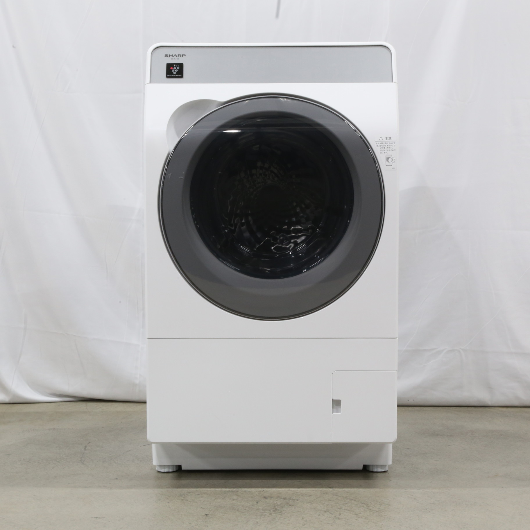 中古】〔展示品〕 ドラム式洗濯機 クリスタルホワイト ES-K10B-WR 