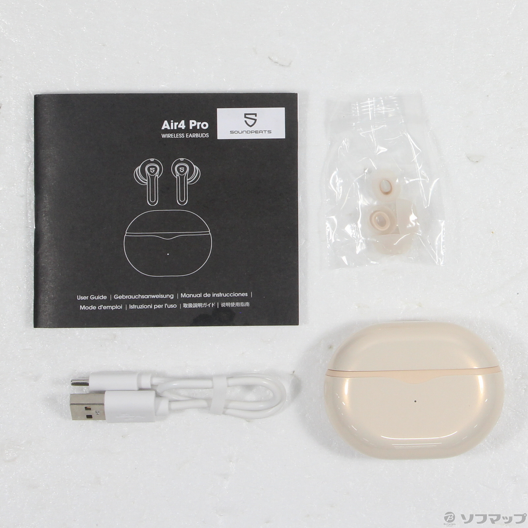 中古品〕 SOUNDPEATS Air4 Pro ベージュ｜の通販はソフマップ[sofmap]