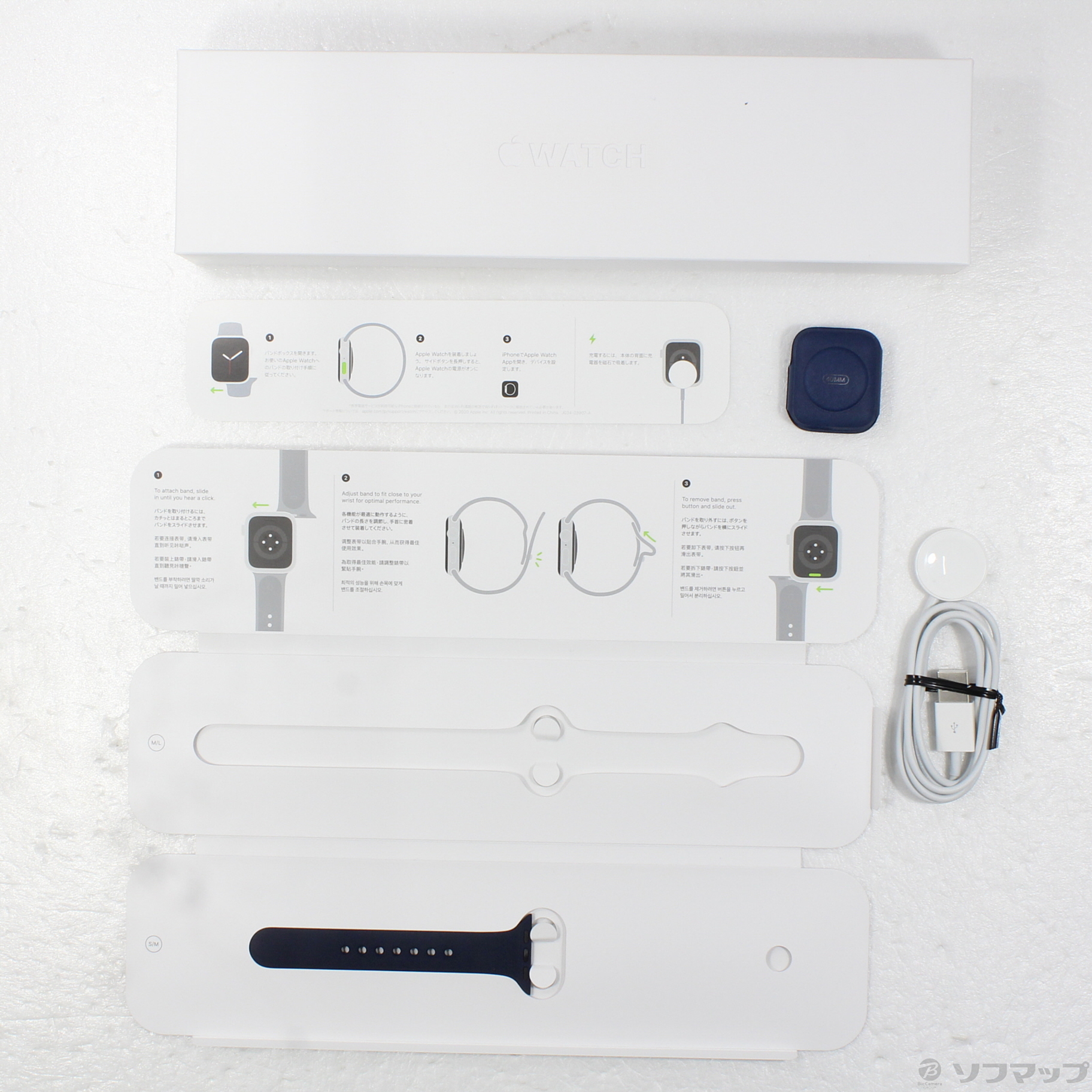 中古】Apple Watch Series 6 GPS 40mm ブルーアルミニウムケース