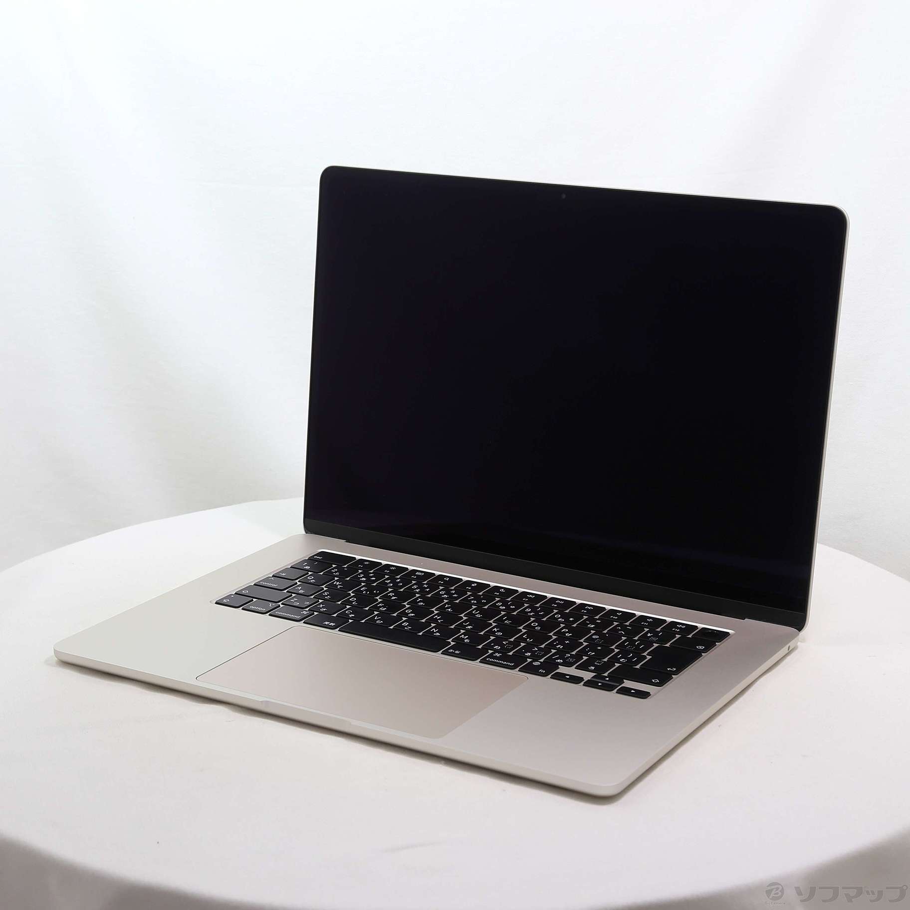 MacBook Air スターライト ［MRYR3J/A］ 展示美品 中古】〔展示品〕 MacBook Air 15.3-inch Early-2024 MRYR3J／A Apple