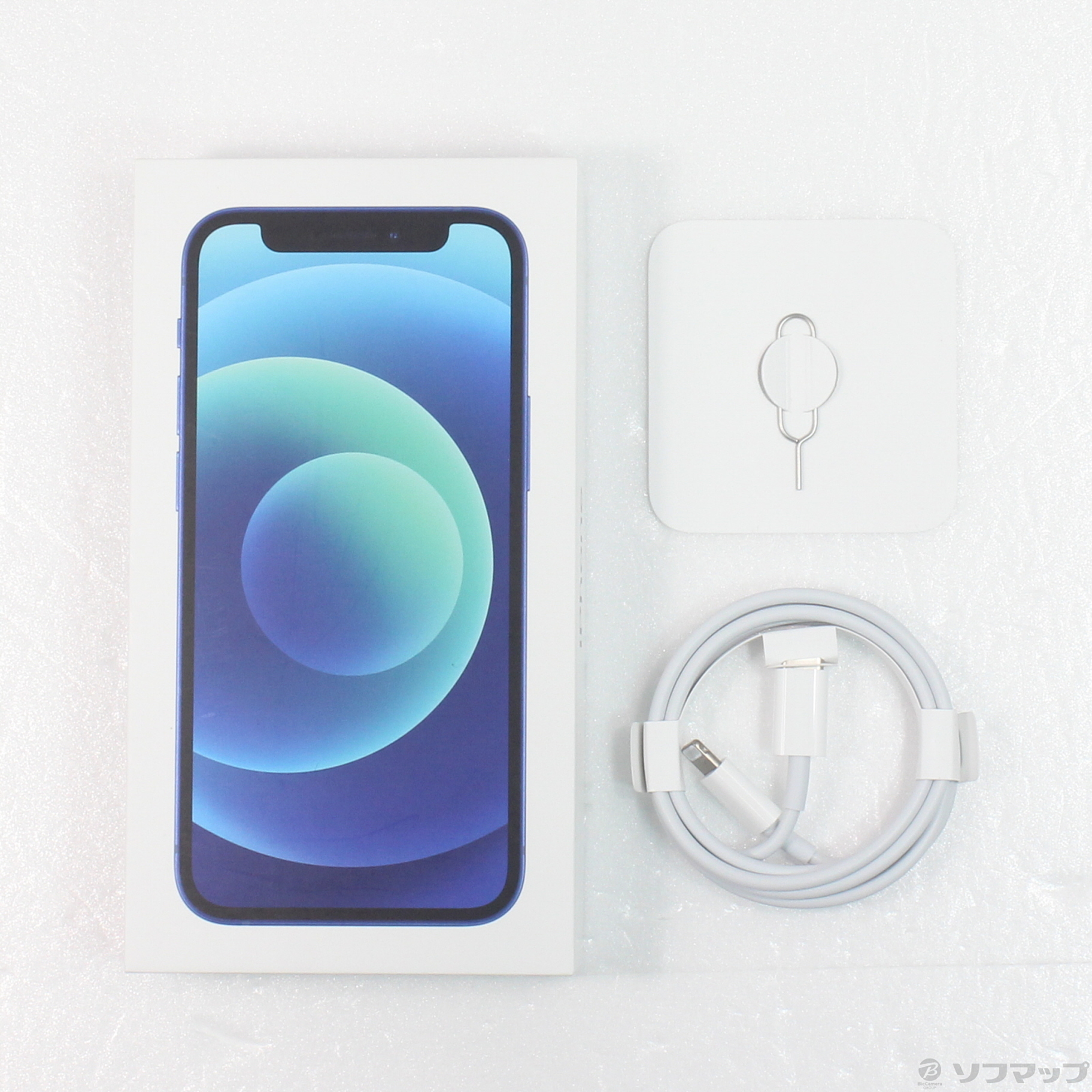 ジャンク Apple iPhone 12 mini 64GB 受け流し ブルー