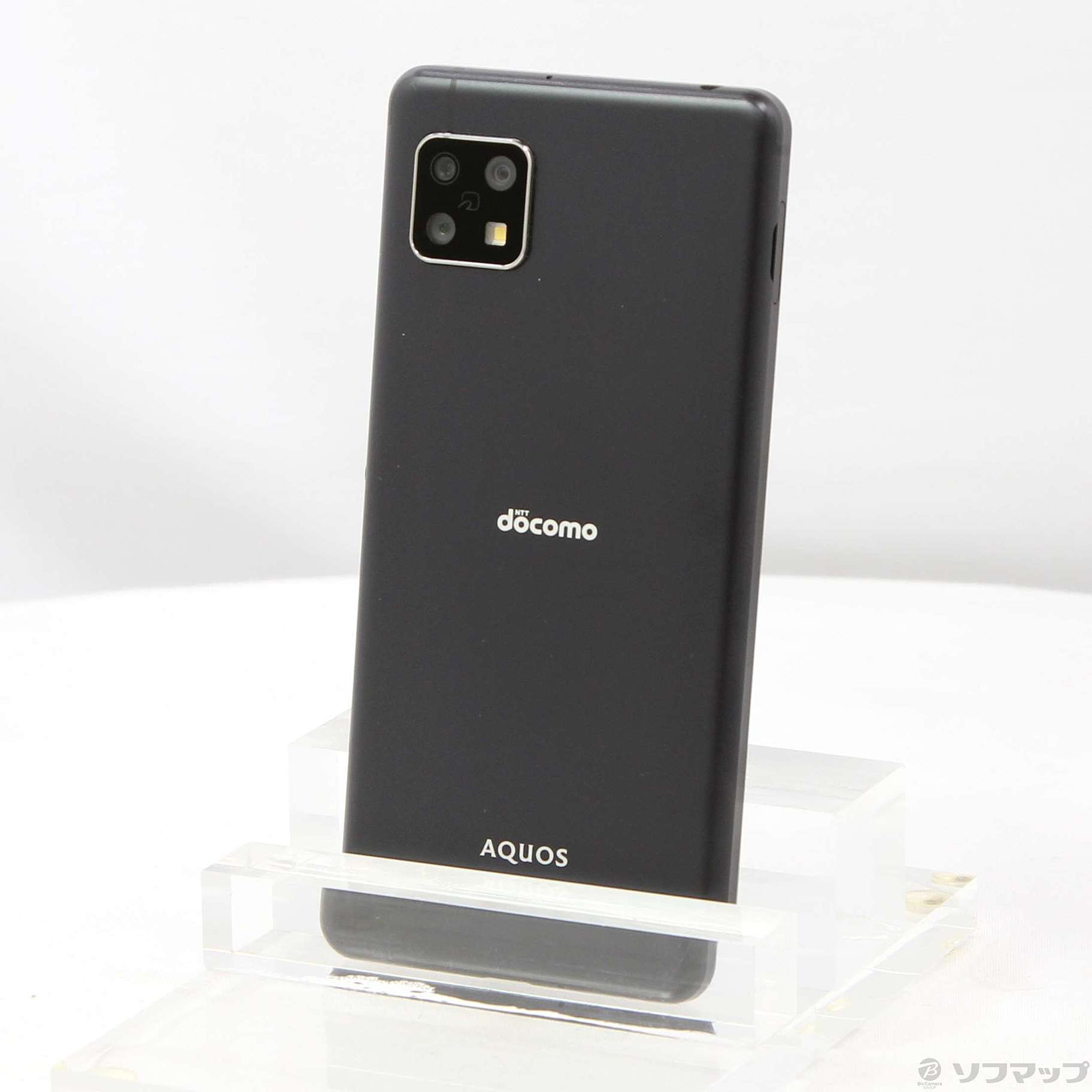 中古】AQUOS sense4 64GB ブラック SH-41A docomo [2133060335008