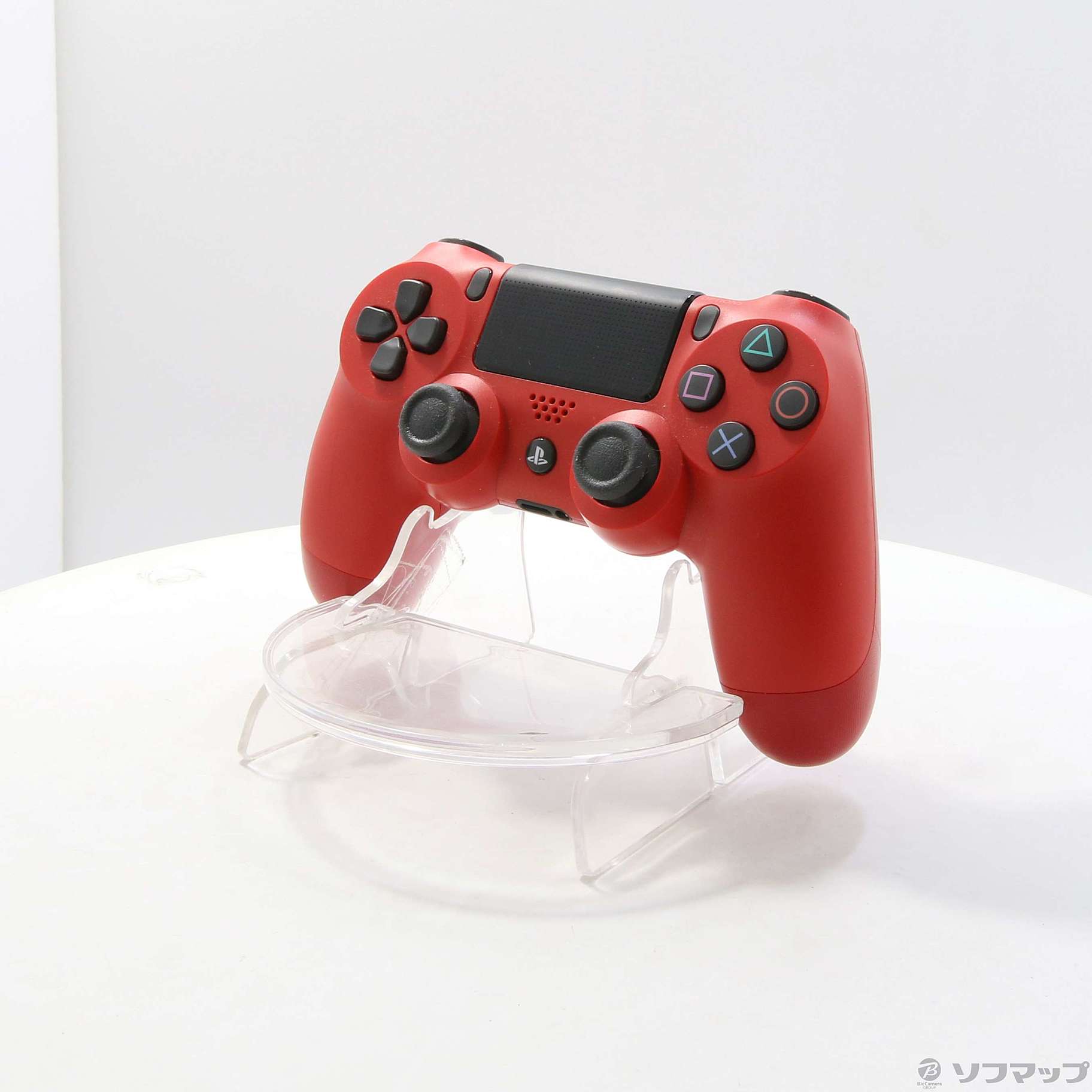 中古】ワイヤレスコントローラー DUALSHOCK4 CUH-ZCT2J1 マグマ