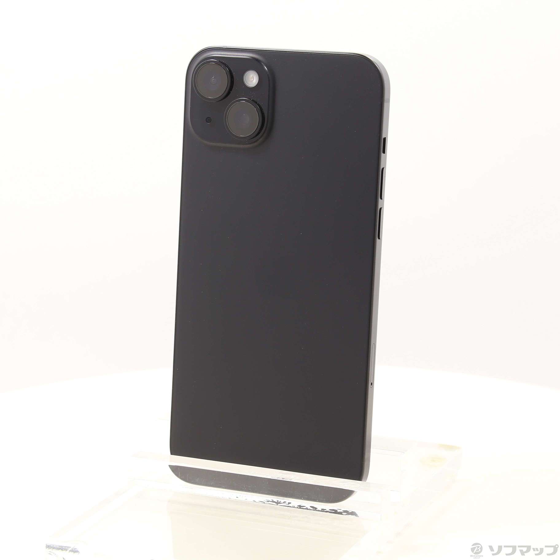中古】iPhone15 Plus 128GB ブラック MU083J／A SIMフリー 