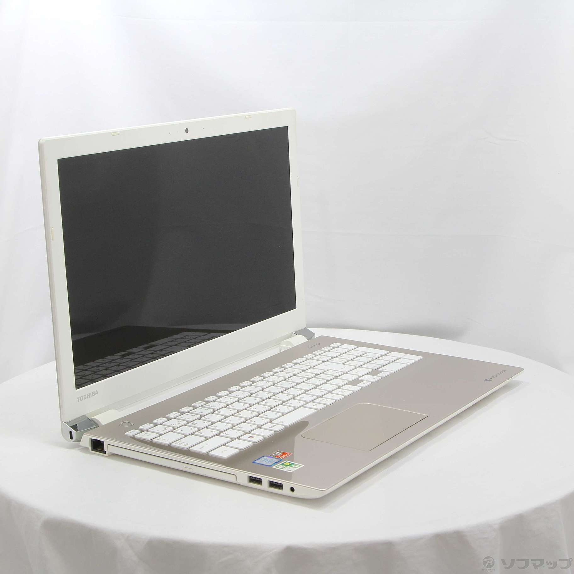 中古】格安安心パソコン dynabook T65／DG PT65DGP-RJA サテンゴールド