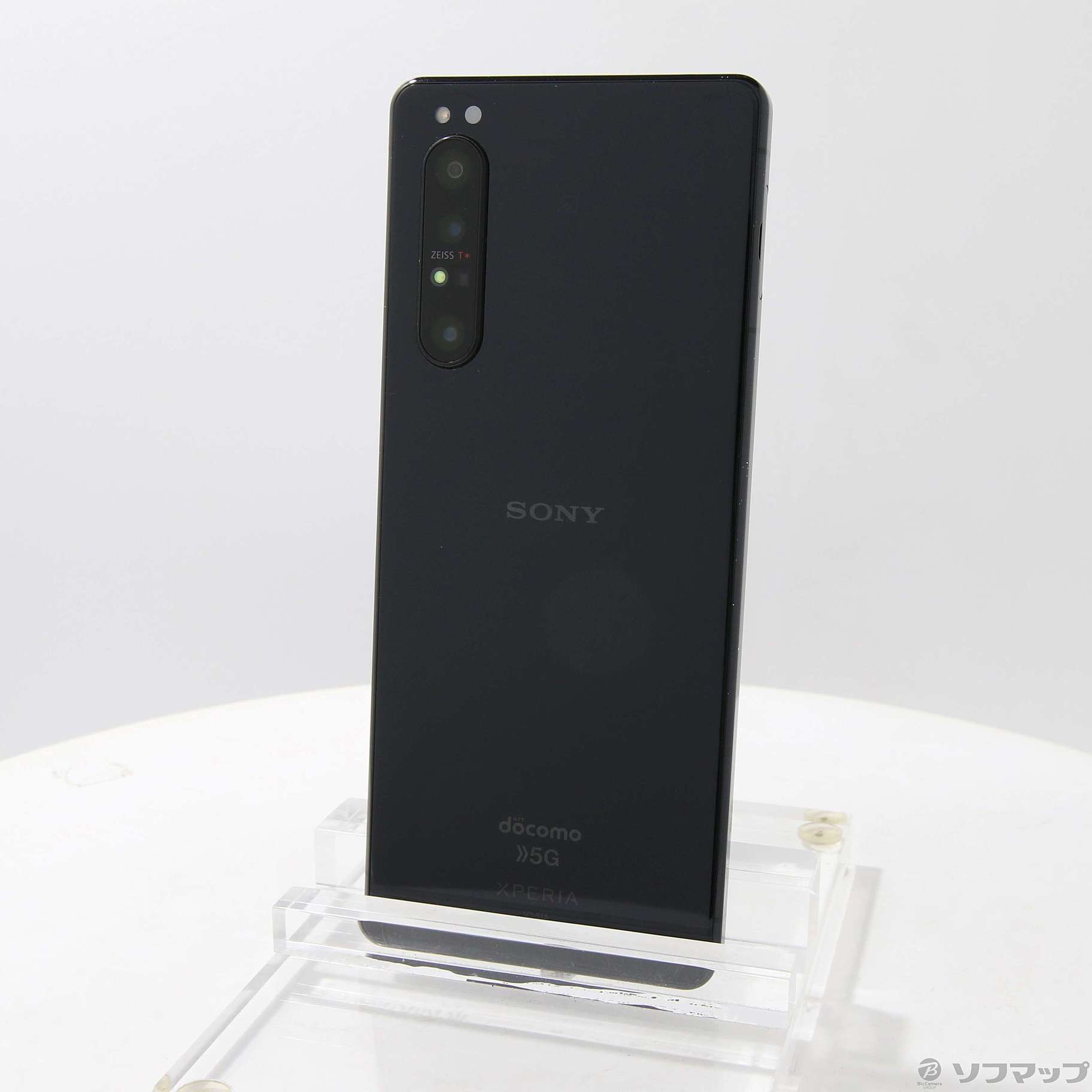 中古】Xperia 1 II 128GB ブラック SO-51A docomoロック解除SIMフリー