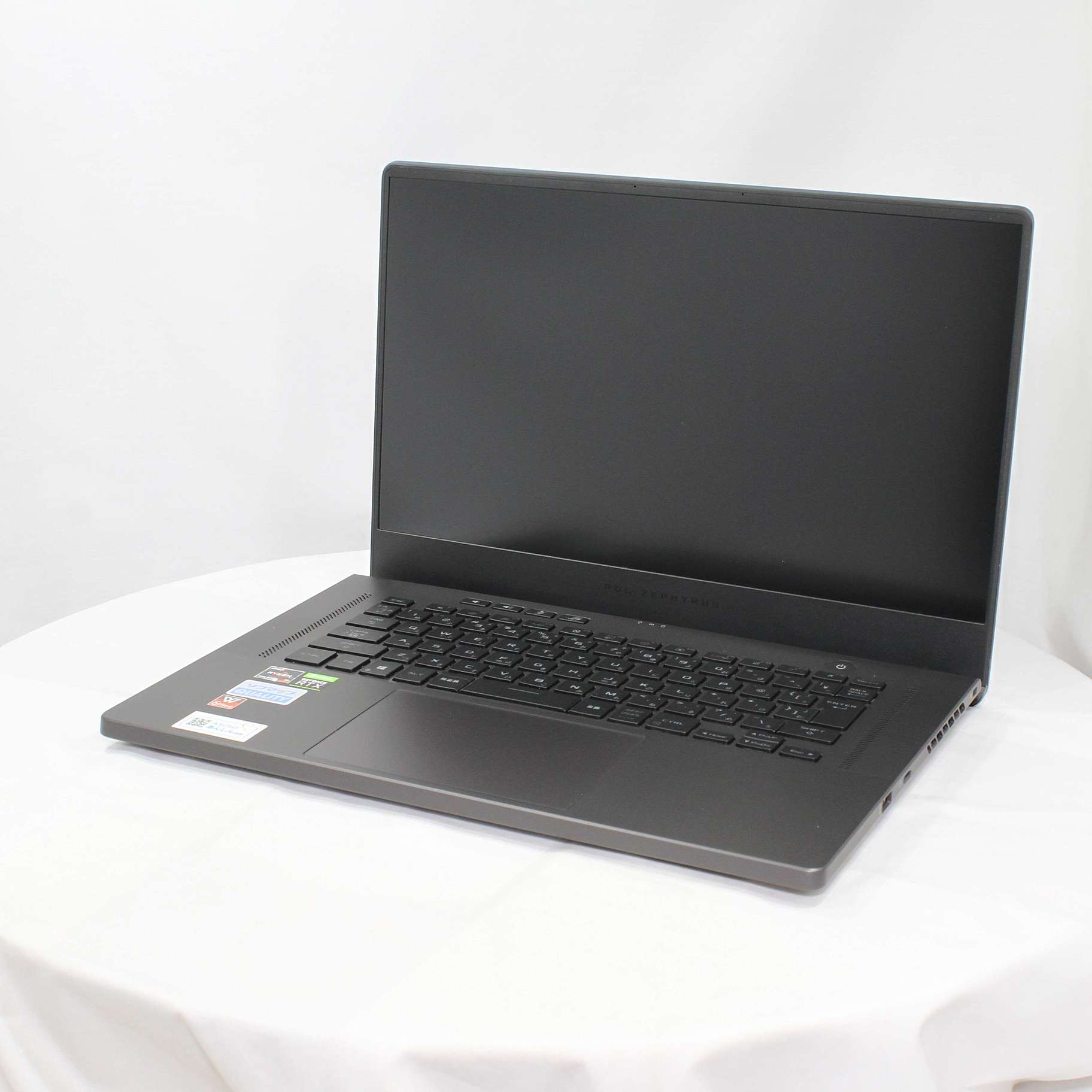 中古】ROG Zephyrus G15 GA503QS GA503QS-R7R3080GP エクリプスグレー 