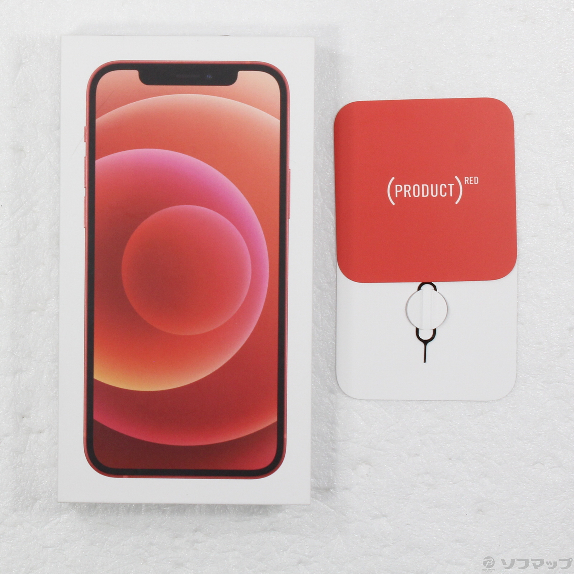 中古】iPhone12 256GB プロダクトレッド MGJ23J／A SIMフリー